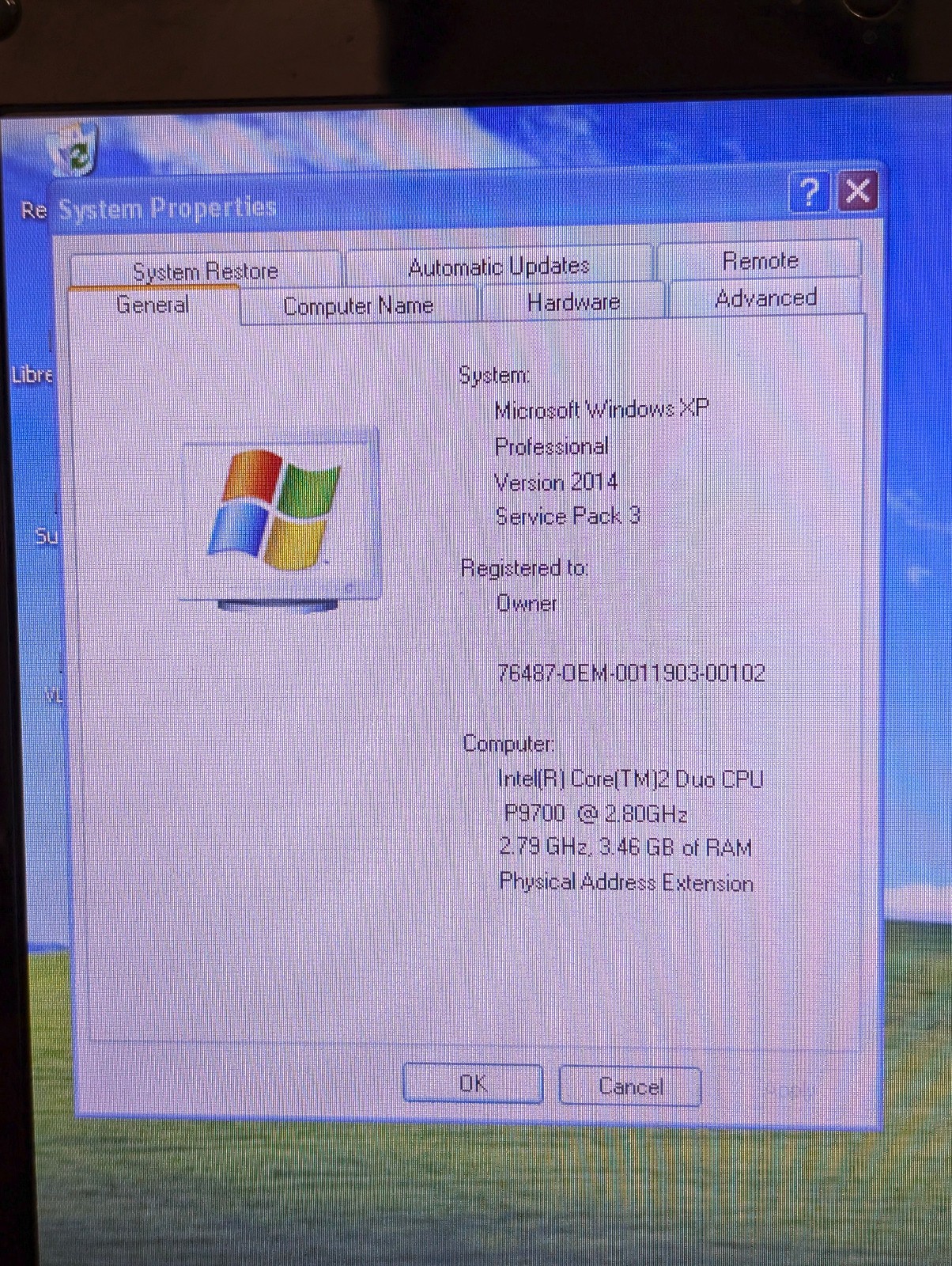 Dell Inspiron 1545 15.6″ Laptop Intel P9700 CPU 4GB RAM 1TB HDD Win XP Pro Wifi