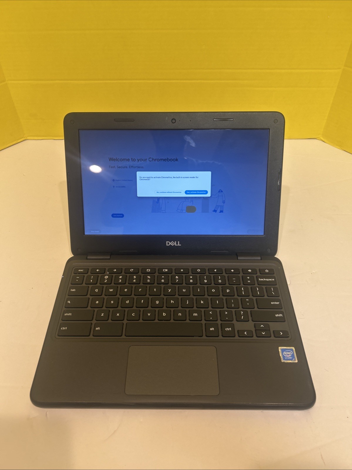 Dell 3100 Touchscreen Chromebook Working Great Description Bezel Read