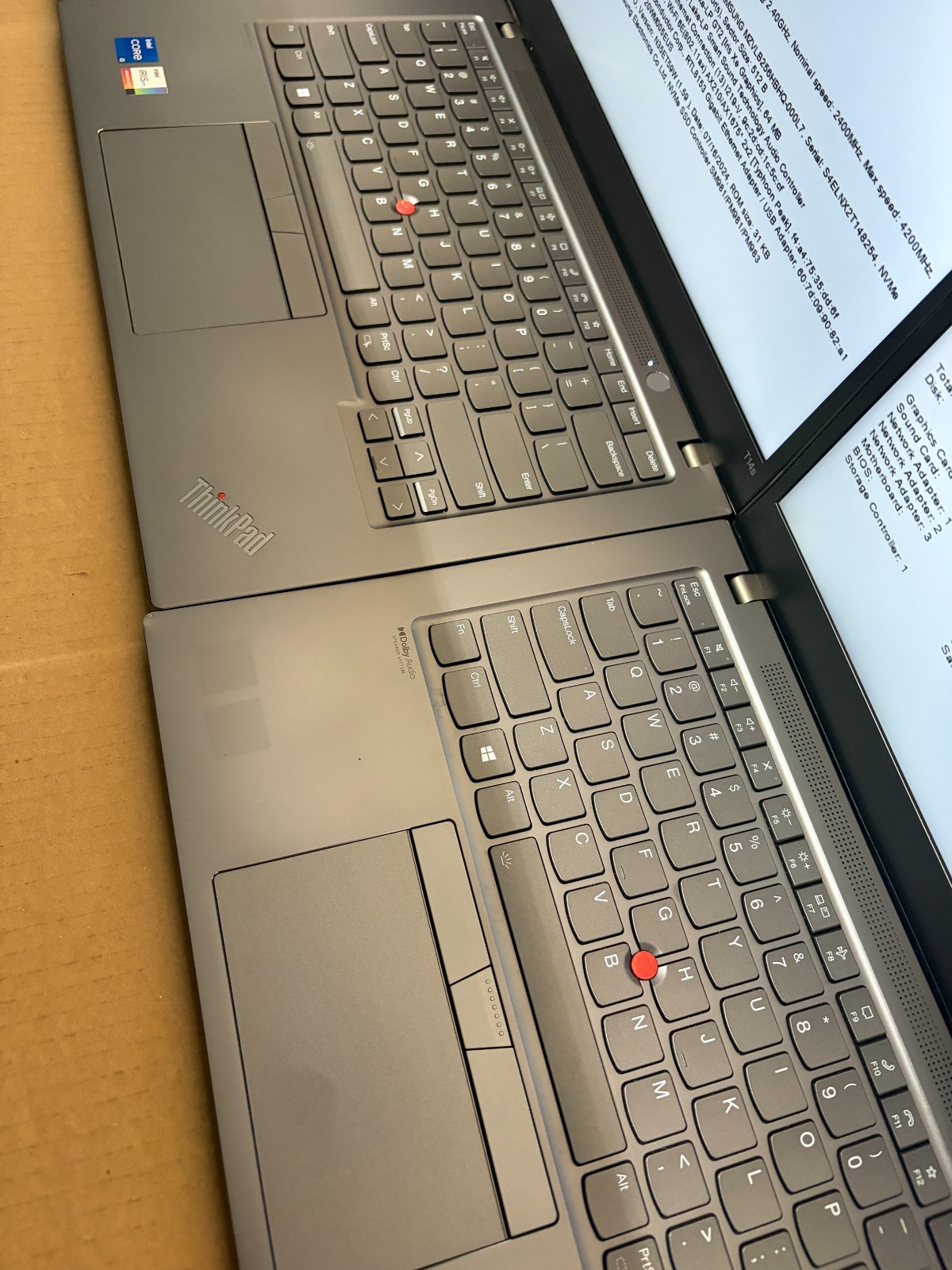 Lot of 6 Lenovo ThinkPad T14s Gen 2 i5-1135G7 | 256GB SSD | 8GB RAM | NO OS H