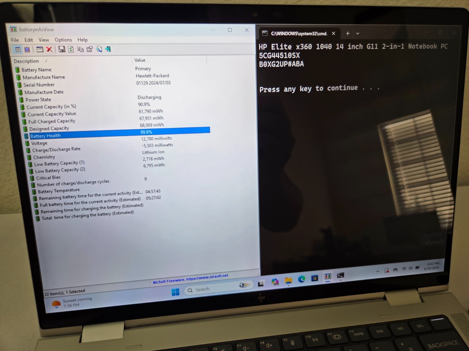 HP Elite x360 1040 G11 14″ – Ultra 7 155H, 16GB RAM, 512GB SSD, WARRANTY