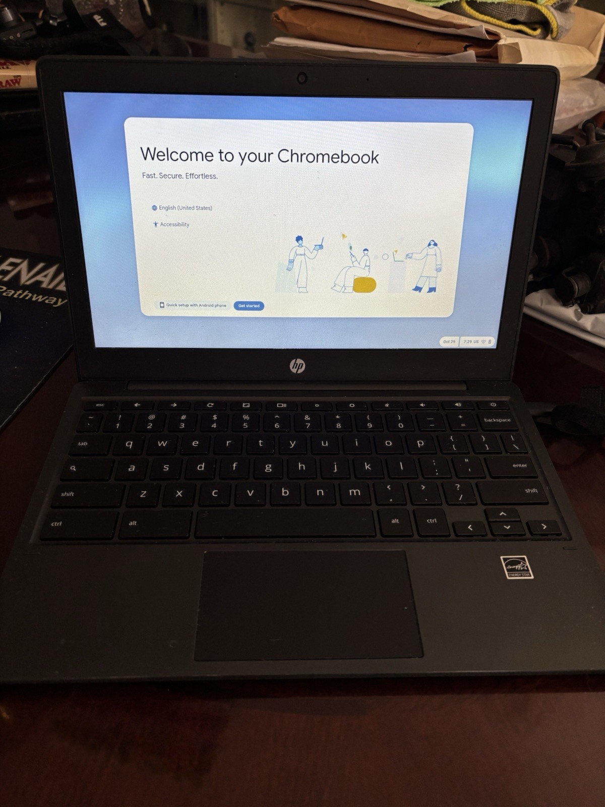 HP Chromebook 11A G8 EE Laptop 11.6″ AMD A4-9120c 4GB RAM 32GB SSD Chrome OS