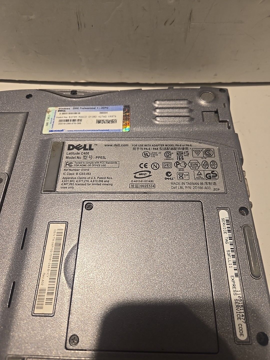 Dell Latitude C400 Pre-owned Not Tested Parts Only