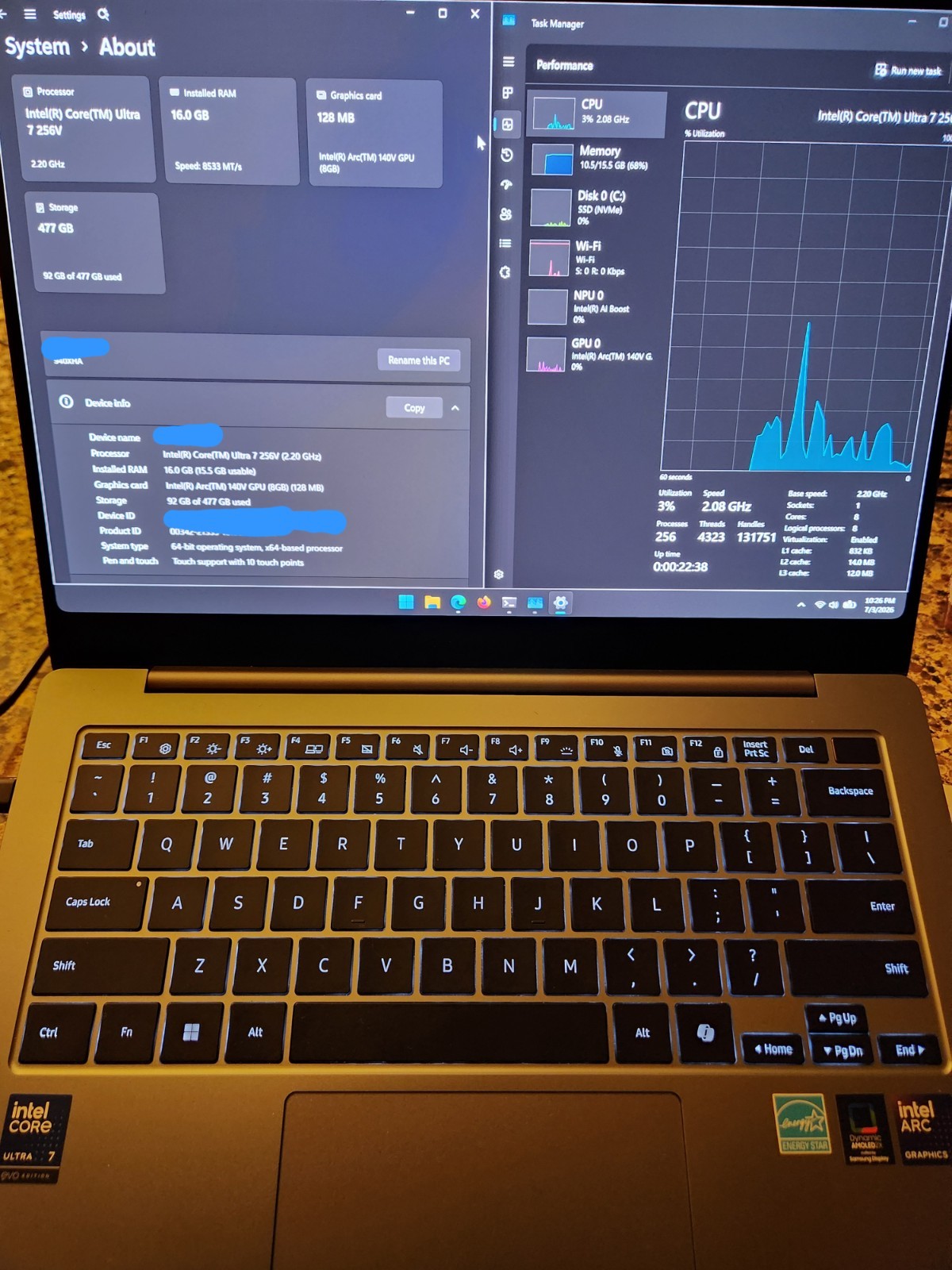 Samsung Galaxy Book5 Pro Laptop 14″ 3K Touch, Intel Ultra 7, 16GB RAM, 512GB SSD