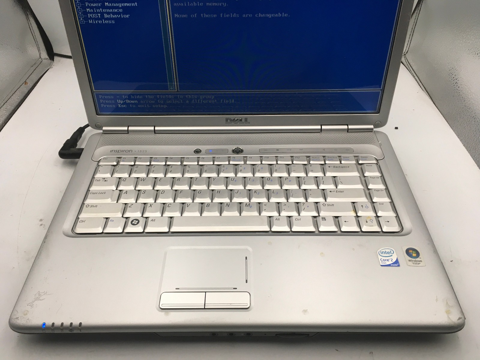 DELL INSPIRON 1525 – BOOTS TO BIOS – INTEL CORE 2 DUO – 3GB RAM – READ DESC – BB
