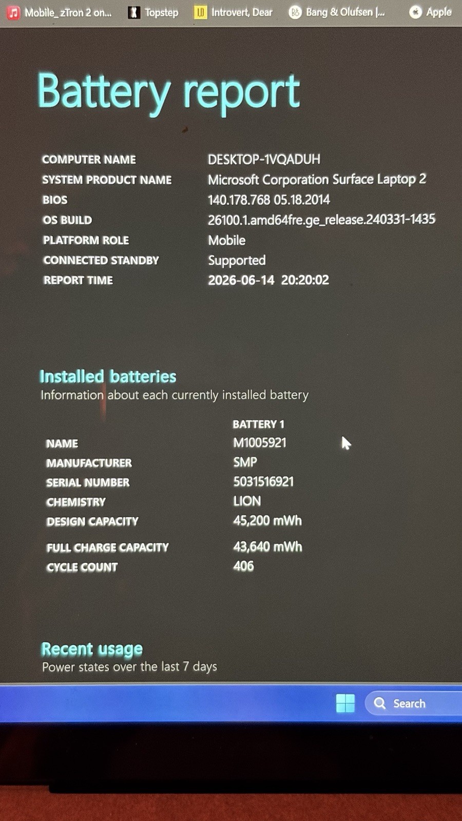 Microsoft Surface Laptop 13.5” (1TB, Intel Core i7 8th Gen., 16 GB) -…