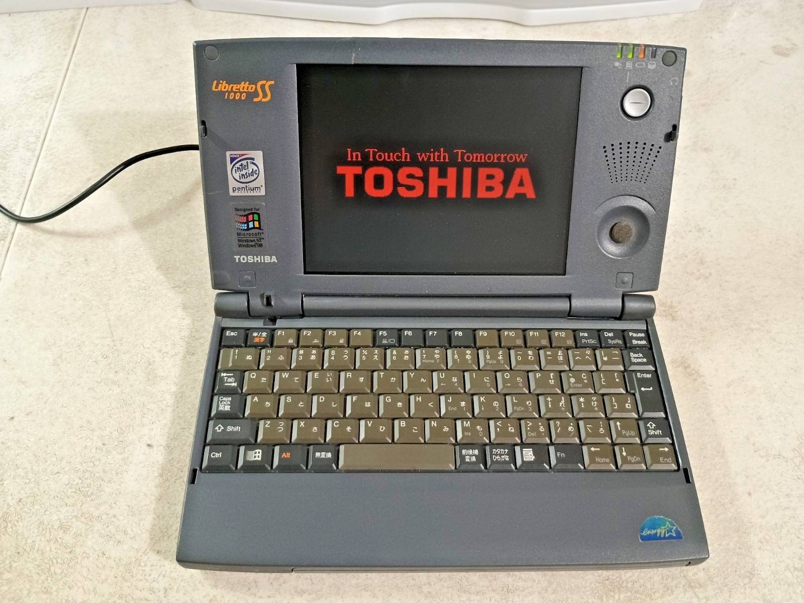 Toshiba Libretto SS1000 Intel 166MHz MMX 32 MB RAM *PARTS/REPAIR* AS IS USA SHIP