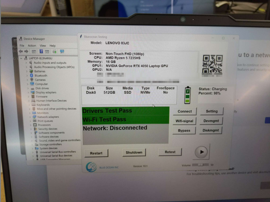 Lenovo LOQ 15ARP9 15.6″ FHD R5-7235HS 16GB RAM 512GB SSD GeForce RTX 4050 Win11H