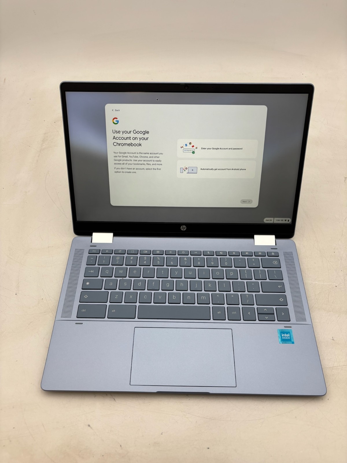 HP Chromebook x360 14b-cd0130wm 14″ 64 GB eMMC 4 GB RAM Intel N100 ChromeOS