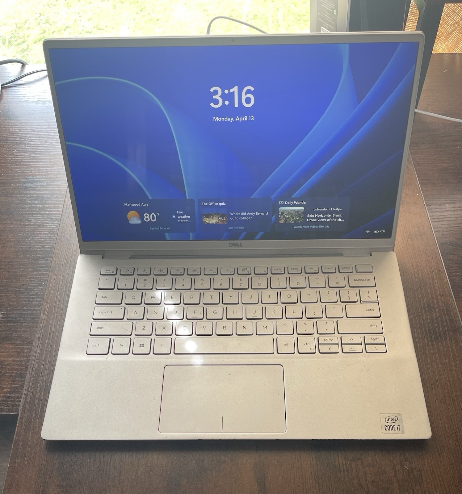 Dell Inspiron 7490 14″ Laptop i7 SSD HD Windows 11 Silver USB HDMI Wi-Fi Webcam