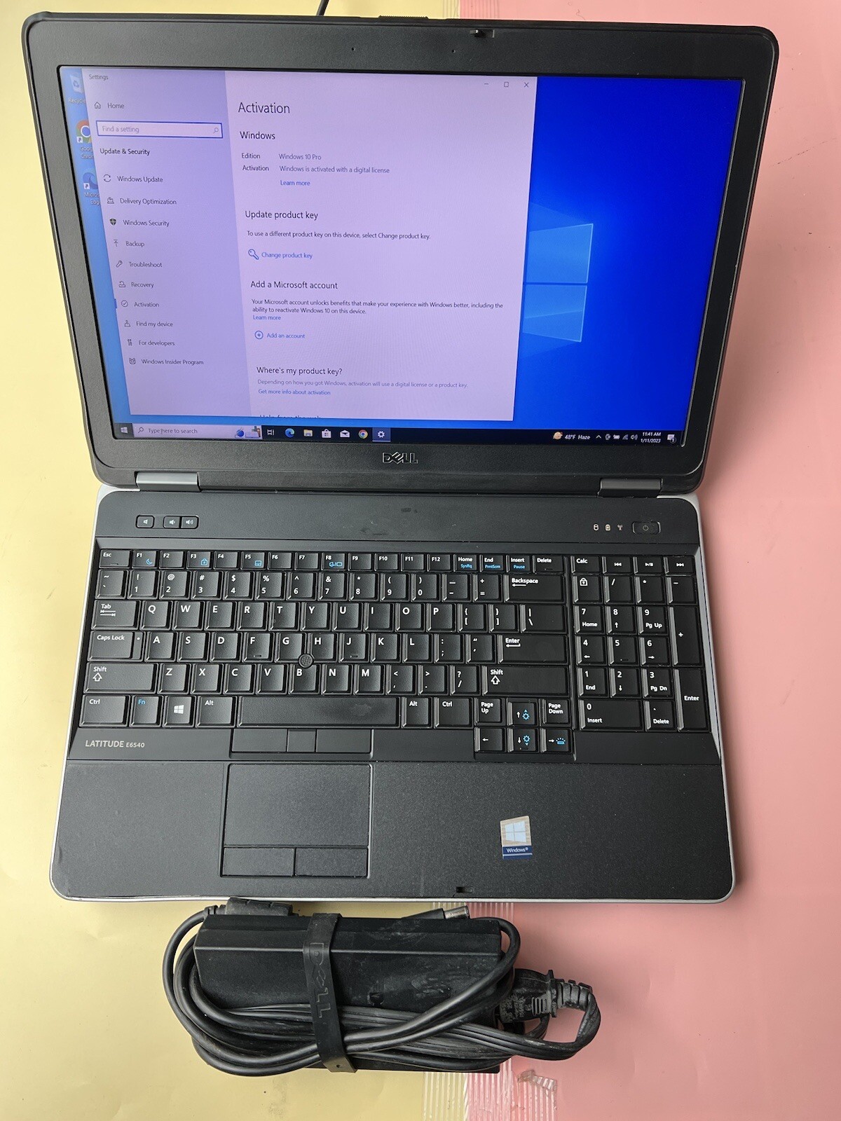Dell Latitude E6540 Core i5-4310M 2.70GHz 4GB RAM 500GB HDMI BACKLIT 1920X1080