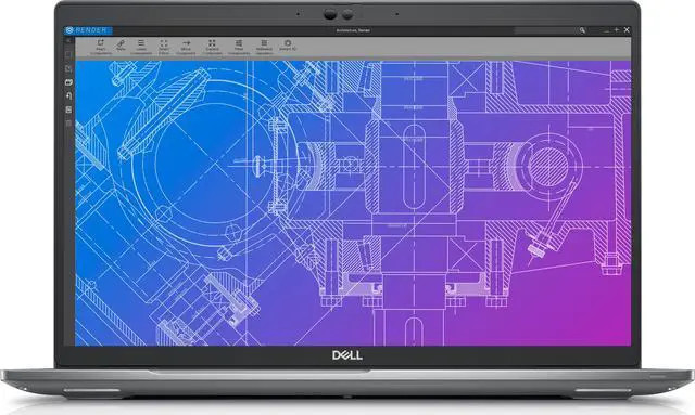 Dell Precision 3570 Workstation 2022 15.6 in Core i5 1235U 512GB SSD Hard
