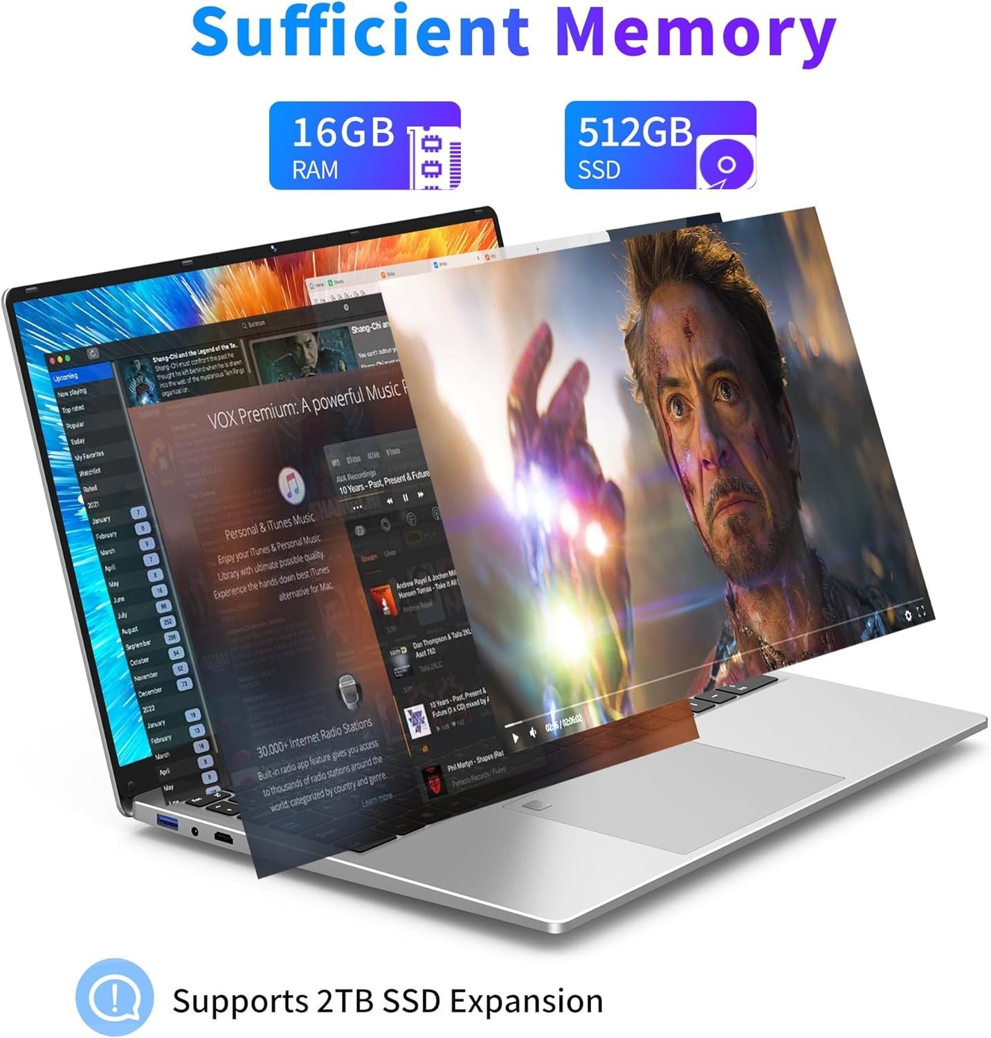 Laptop Computer, Gaming Laptops 2025, 16 Inch Lap
