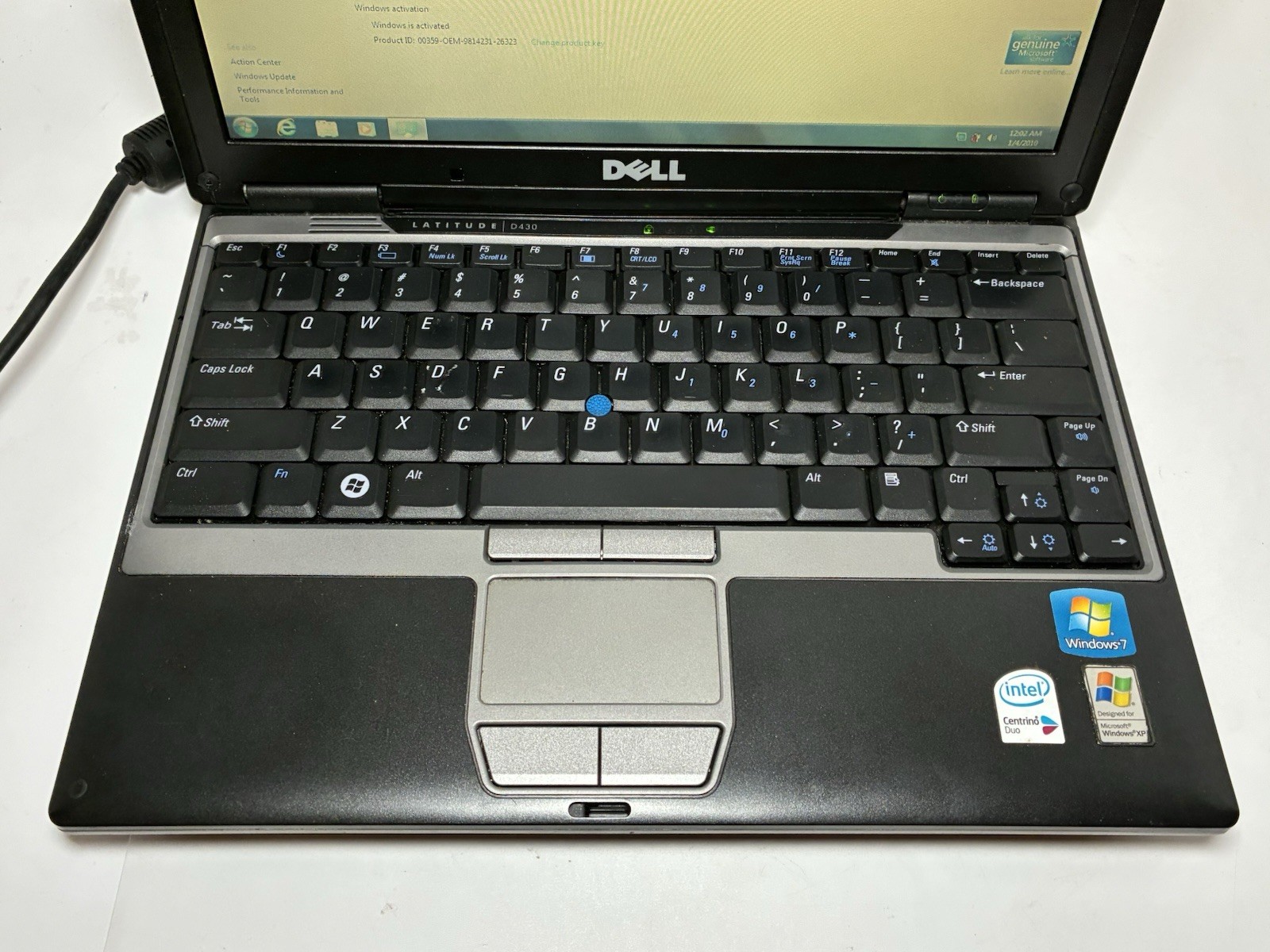 Dell Latitude D430 Mini Laptop 1.33 GHz Core2Duo 2GB RAM 128GB SSD Windows XP