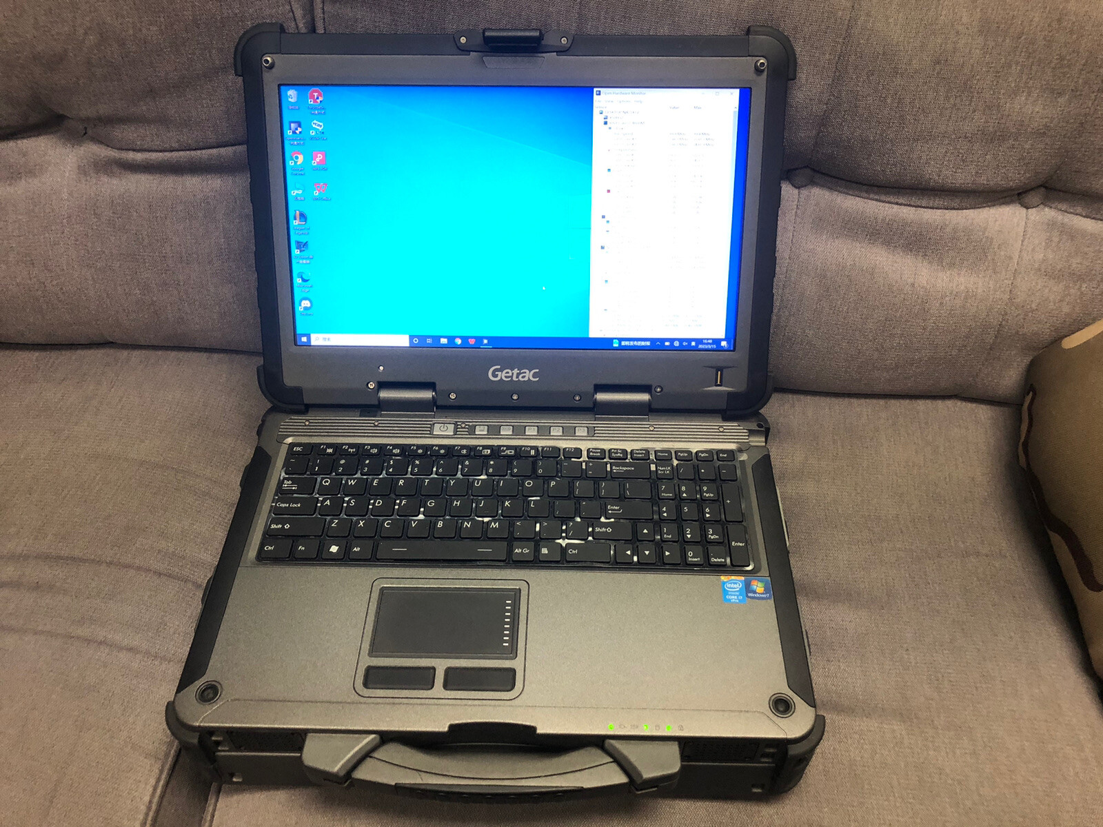 Getac x500g2 Server Model i7 4600M SSD Extra Full Size PCIE Extension Slot