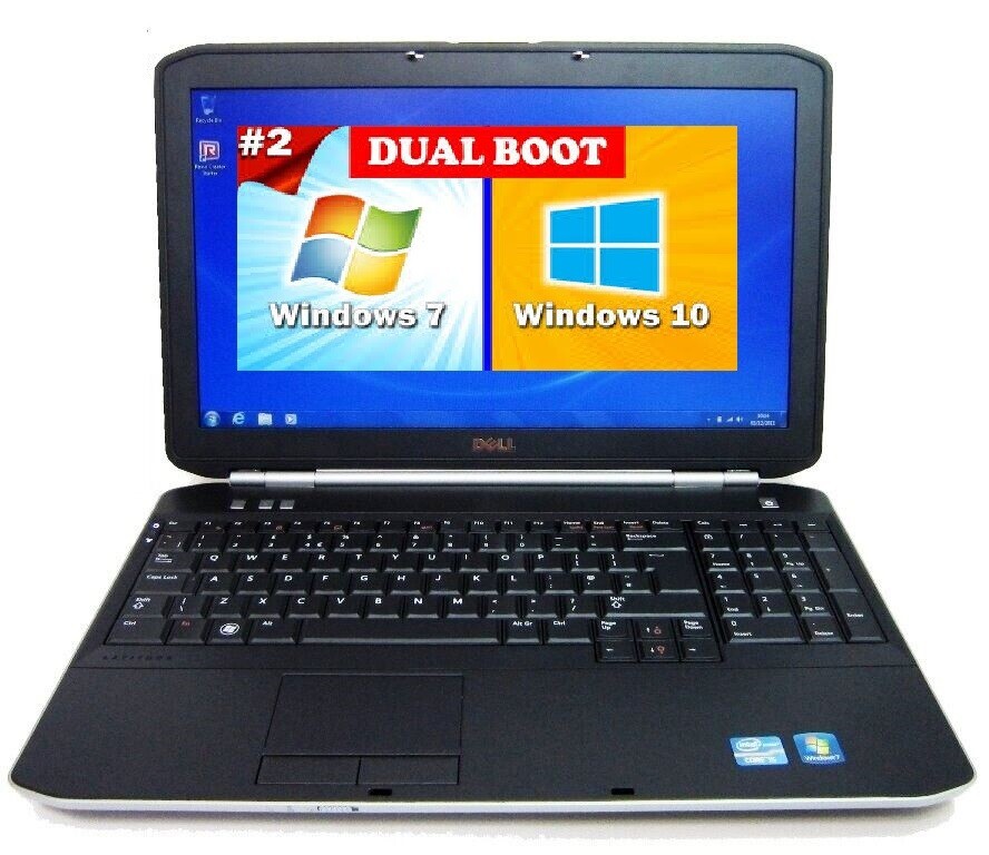 Dell Laptop Dual BOOT Windows 7 64 & 10 64, 15″, Intel I3, 500GB SSD, 8 GB