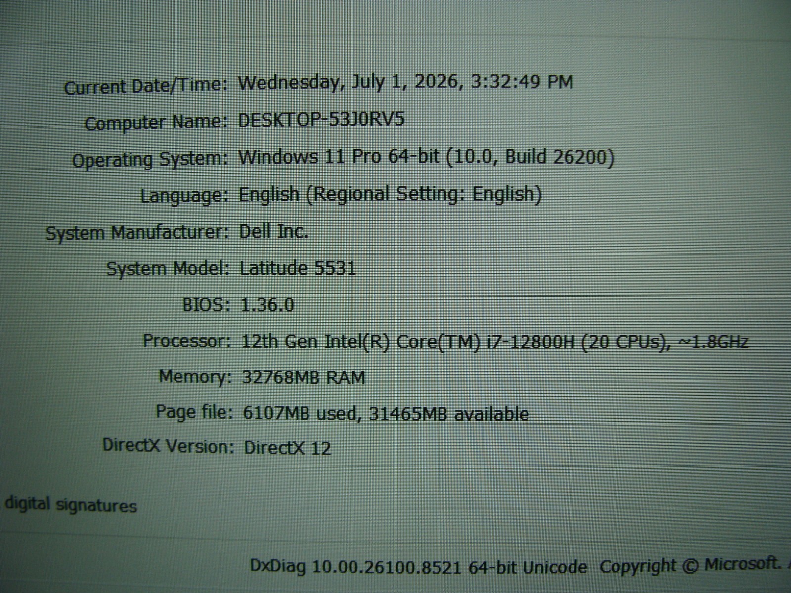 Dell Latitude 5531 15.6″FHD TOUCH i7-12800H max 4.8GB 32GB 512GB SSD EXL Battery