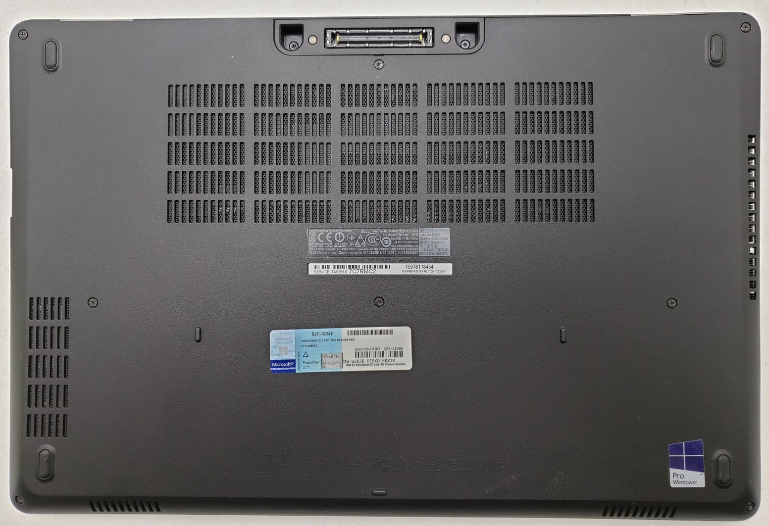 Dell Latitude E5570 i7-6600U 16GB RAM 256GB SSD 15.6″ Touch Laptop Win 11 Pro.