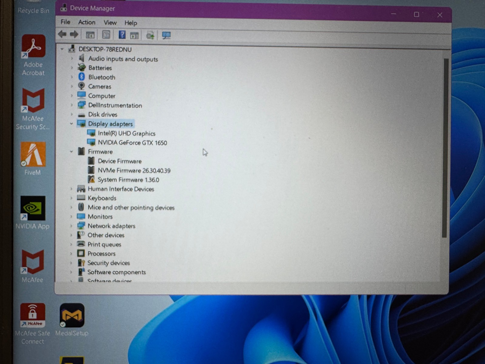 Dell G15 5510 15.6″ (1TB SSD, Intel Core i5-10200H, 2.40GHz, 32GB RAM) Gaming
