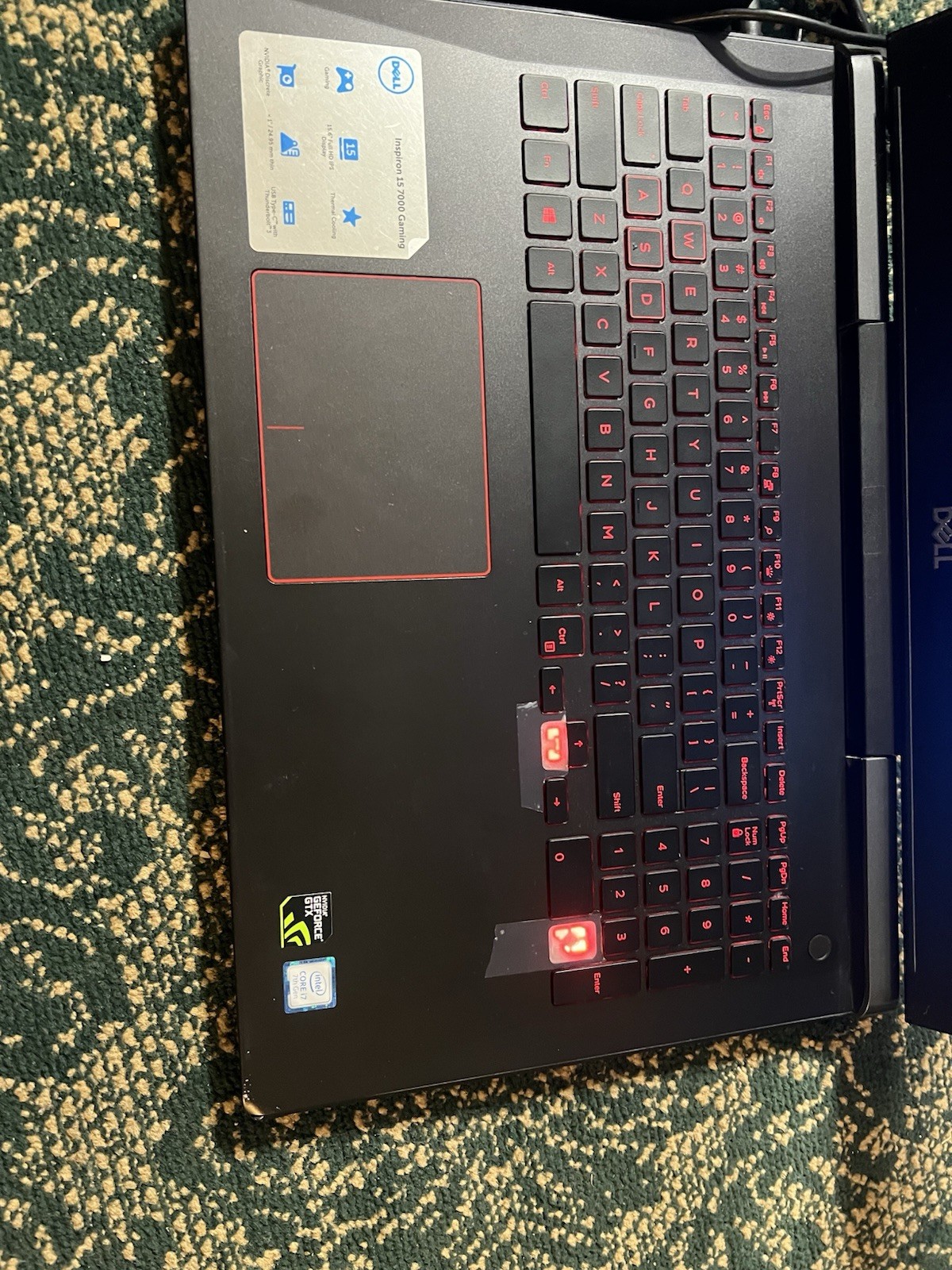 Dell Inspiron 15 7577 Gaming Laptop i7-7700HQ 512GB SSD 16GB GTX Win10