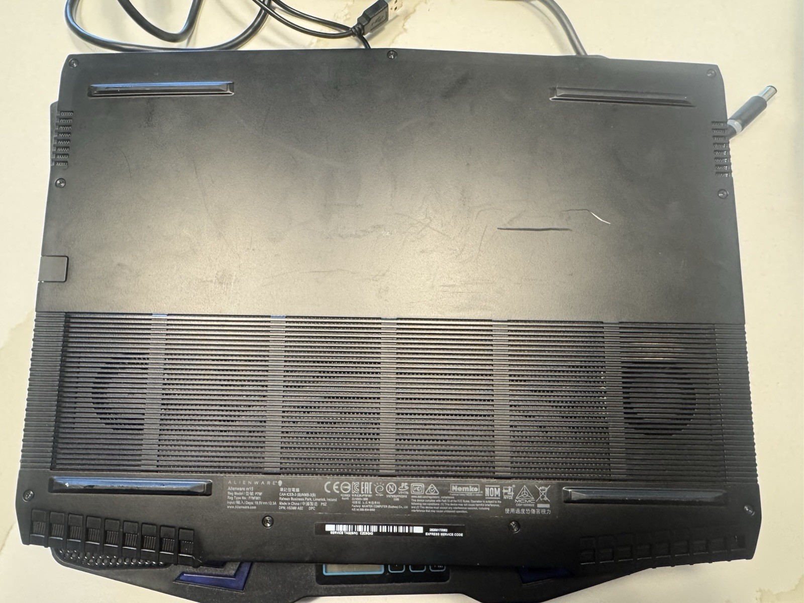 Alienware M15 R1 16GB 475GB SSD Intel i7-9750H NVIDIA Gaming Laptop PC Computer
