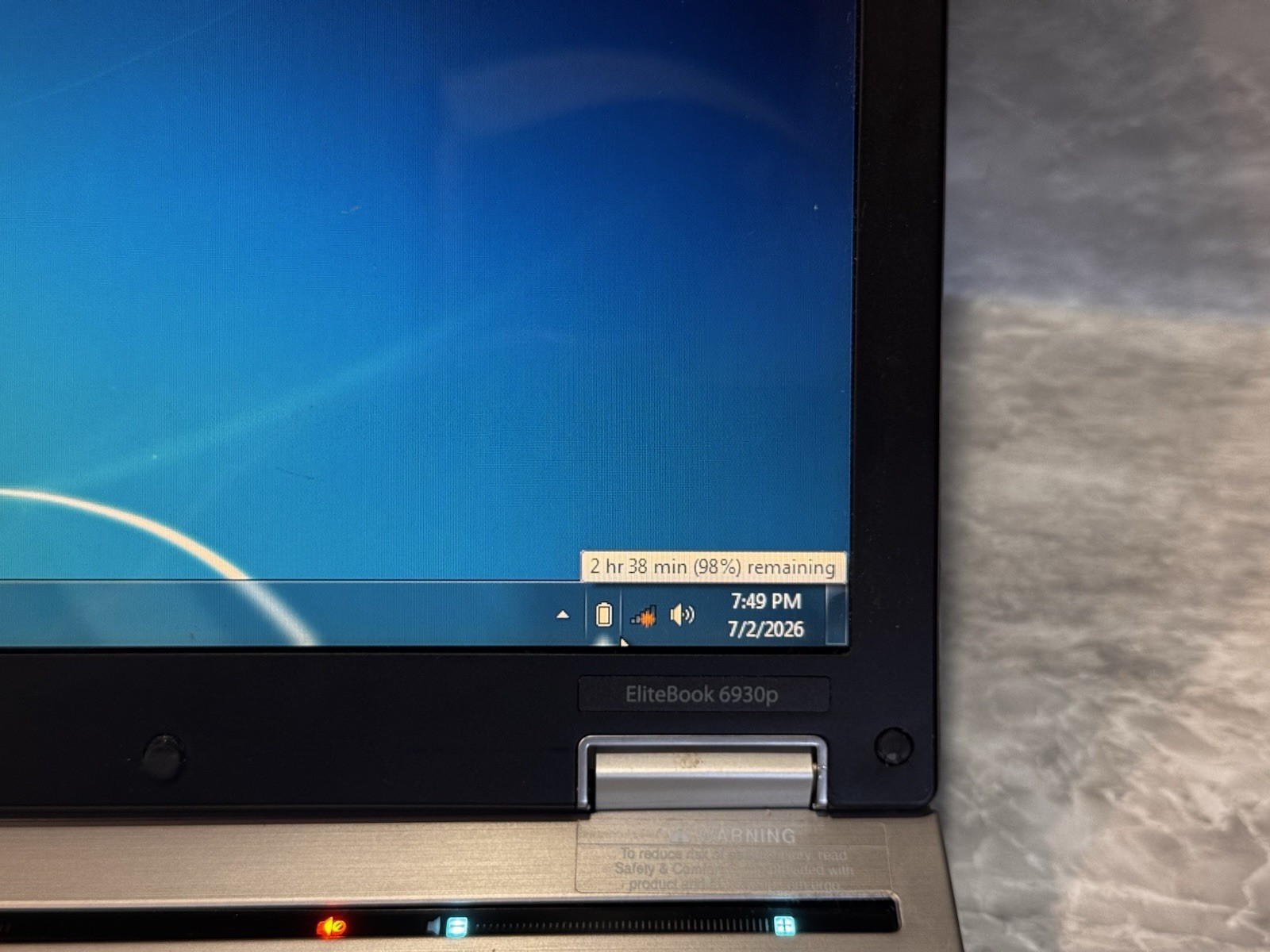 HP EliteBook 6930p 14″ Laptop Intel C2D 2.26GHz 2gb RAM 320gb HDD Windows 7
