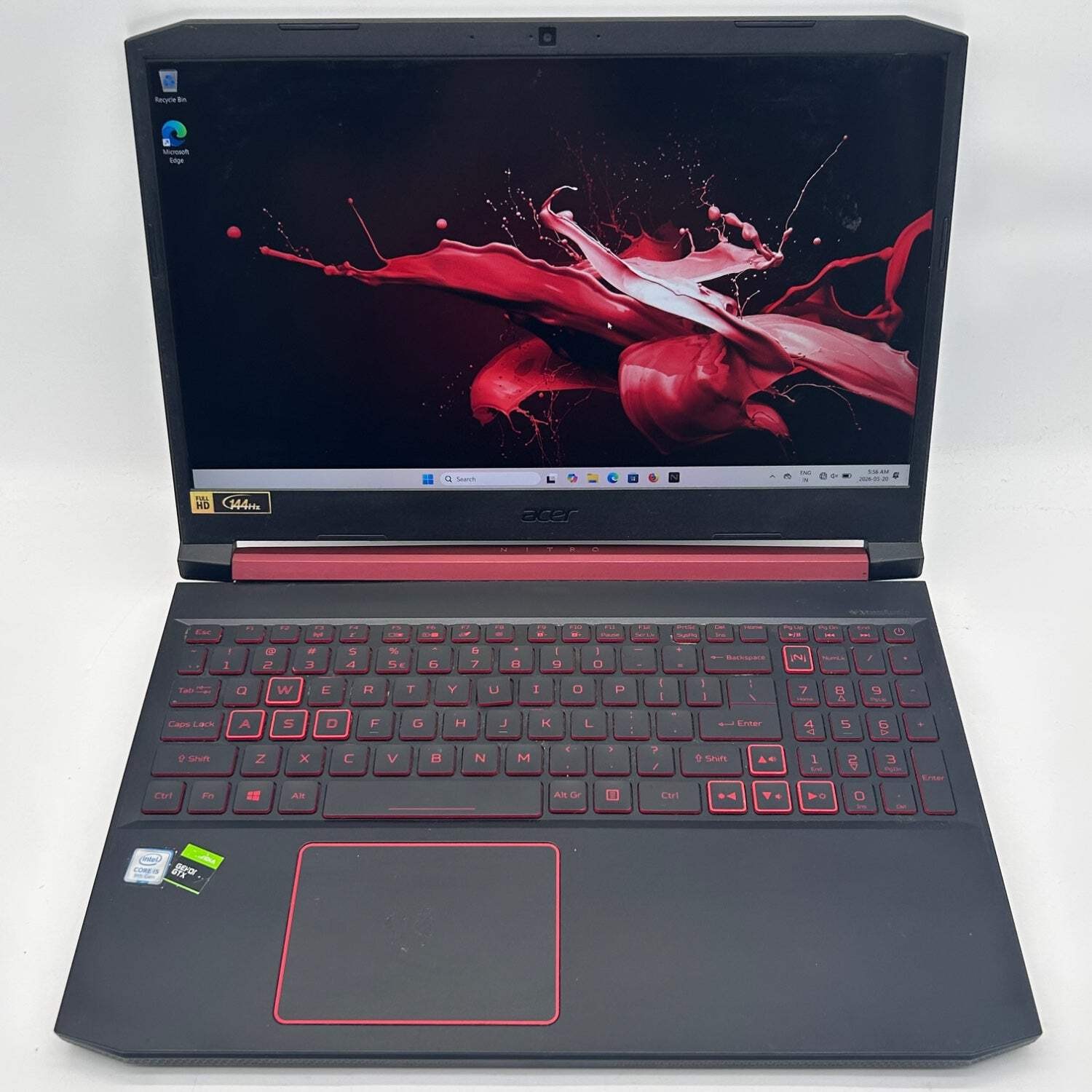 Broken Acer Nitro 5 AN515‑54 15.6″ i5-9300H 8GB 1TB & 256GB SSD For Parts “Read”