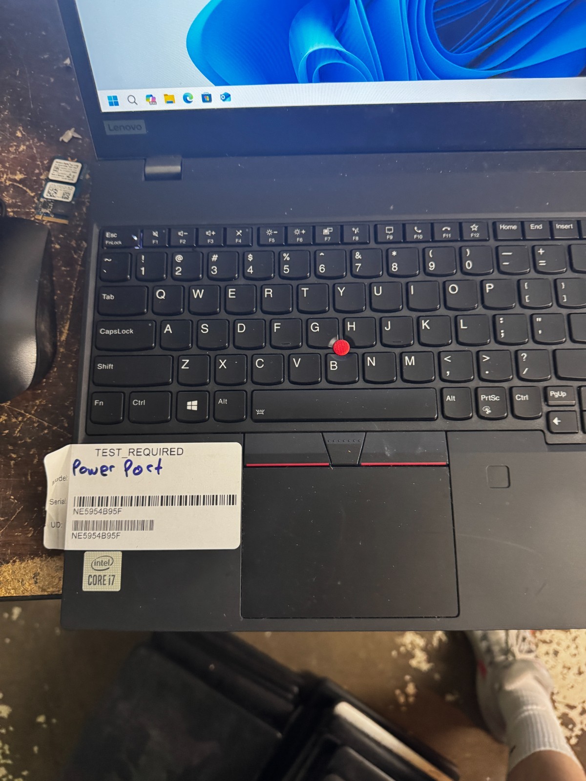 Lenovo ThinkPad P15s Gen 1 Core I7-10510 500GB SSD 16GB RAM *READ #5876