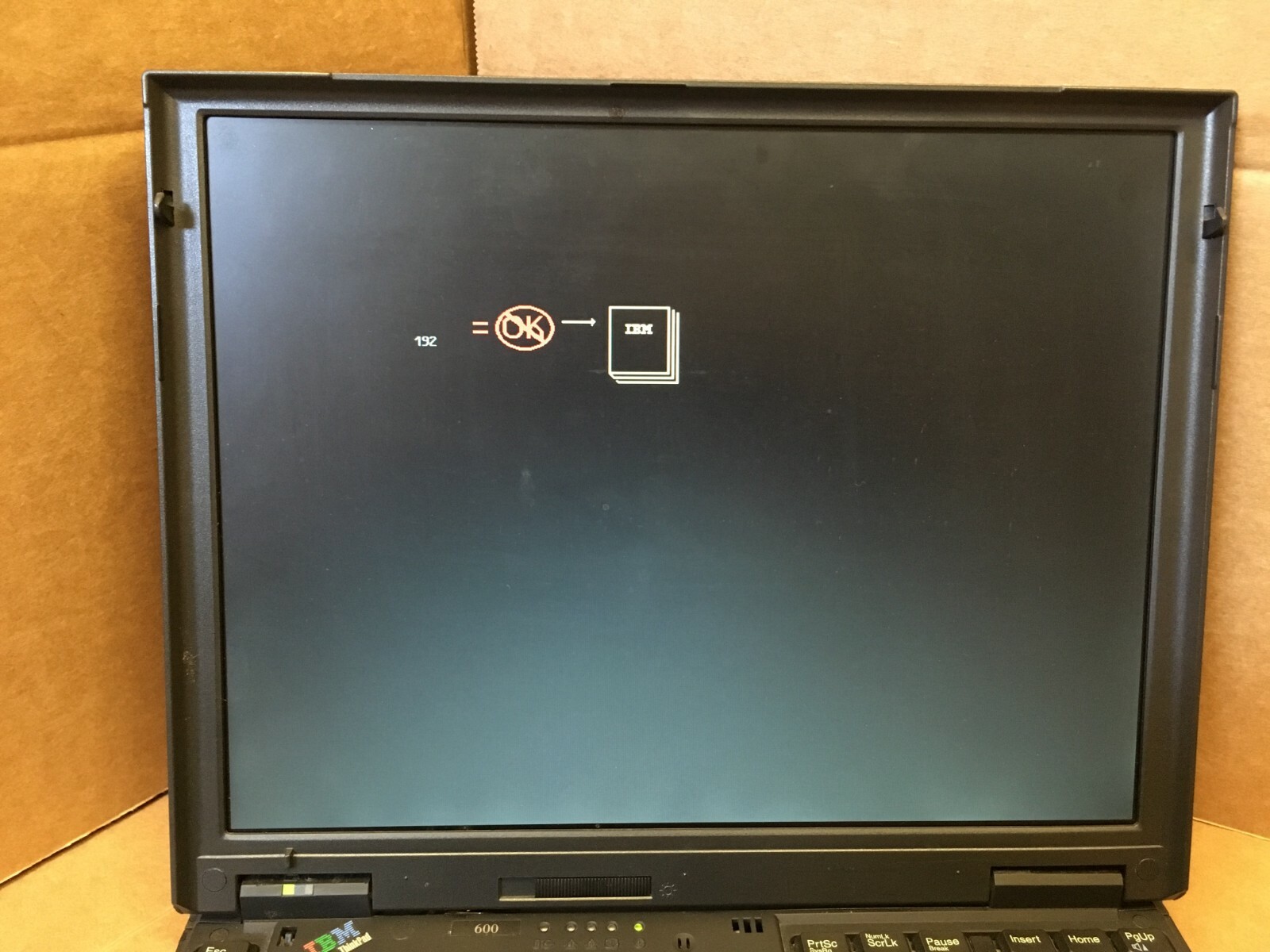 Vintage IBM Thinkpad 600 PENTIUM II 64MB Laptop Windows 98 SE 2645 OFFICE 97