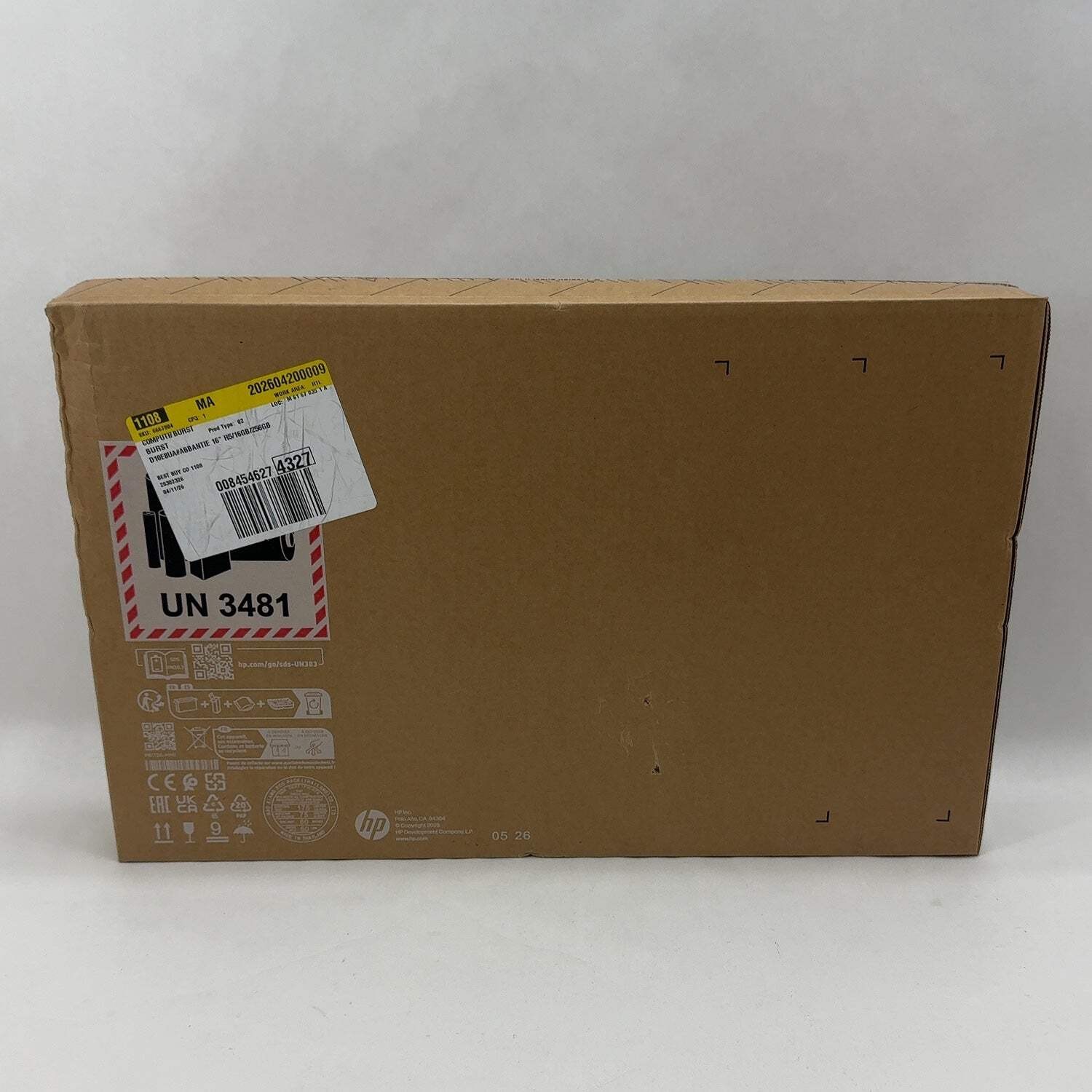New HP OmniBook 3 16-BY0205DX 16″ Ryzen 5 40 2.8GHz 16GB RAM 256GB SSD