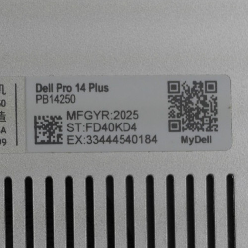 Dell Pro 14 Plus PB14250 14″ 512GB 2GHz 16GB RAM Intel Core Ultra 5 Touchscreen