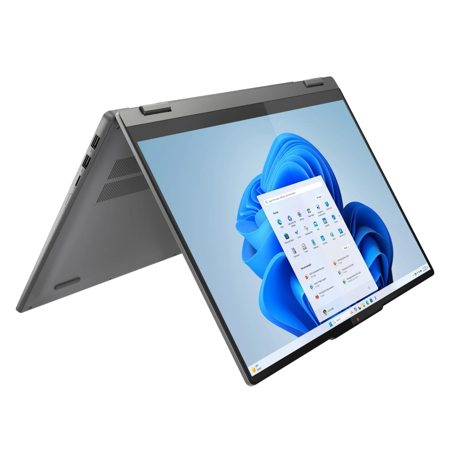 Lenovo IdeaPad 5 16″ Touchscreen 2-in-1 Laptop, Ryzen 7, 16GB, 1TB SSD, 83DS0056