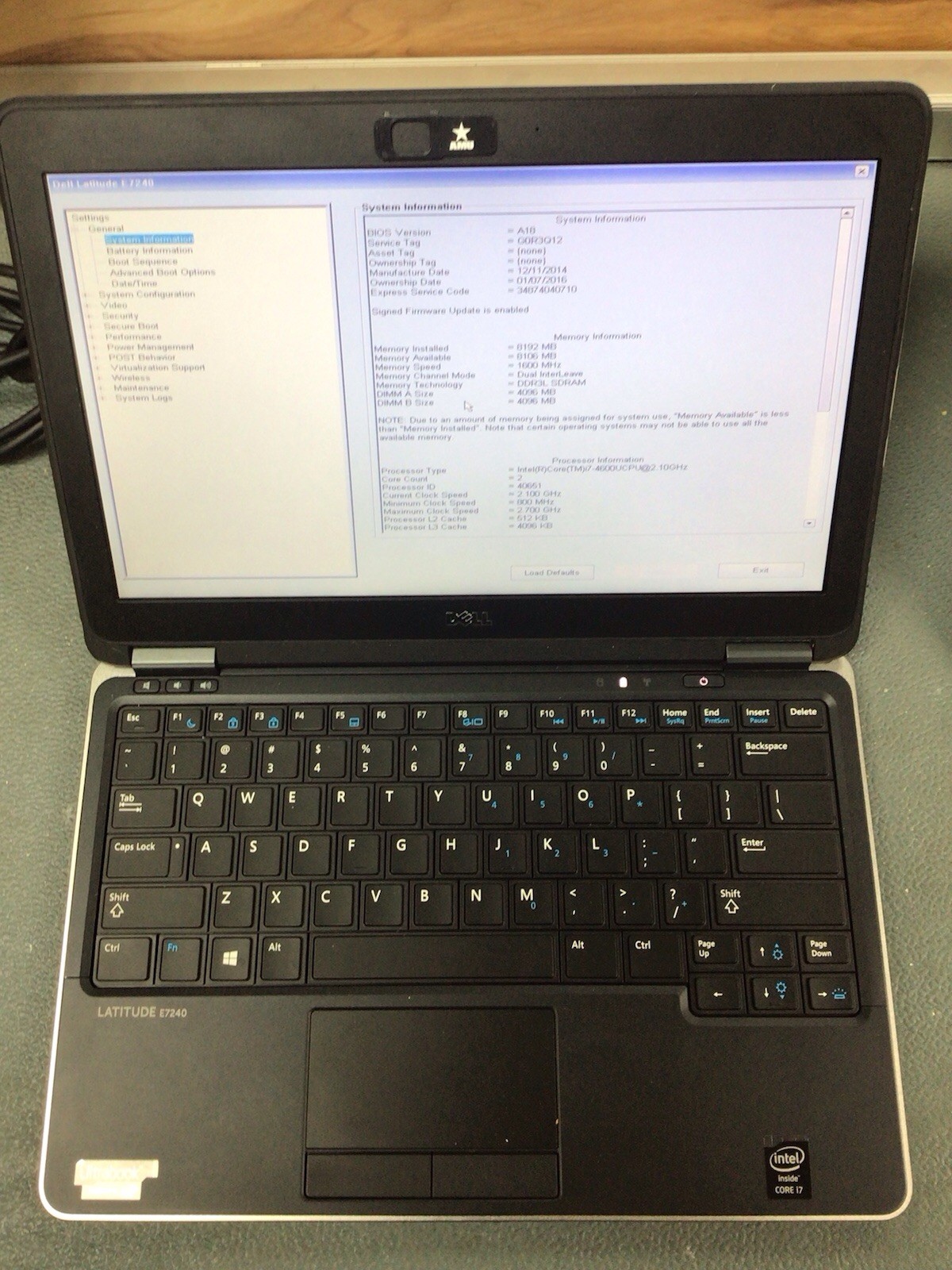 Lot 4x Dell Latitude E7240/E7250 | i7-4th/5th | 8gb Ram | No Drives/OS