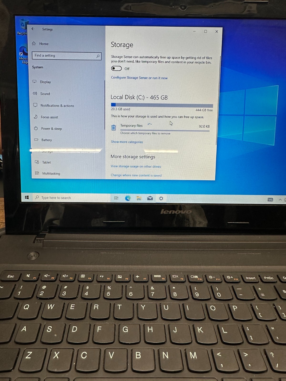 Lenovo G50-70 15.6” Laptop Intel i3-4030U 6GB RAM 500GB HDD Windows 10