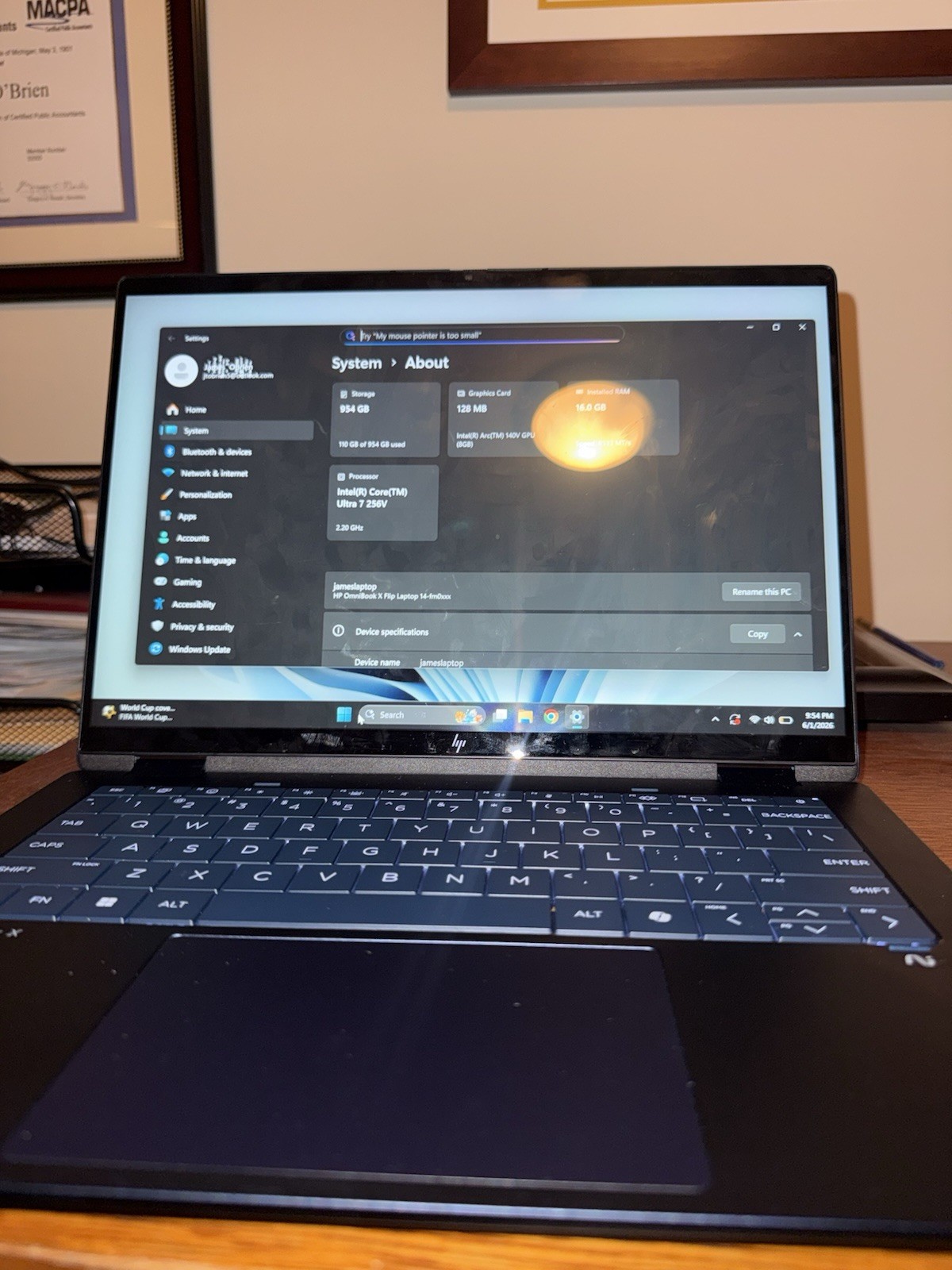 HP OmniBook X Flip 14-fe0023dx 14″ Core Ultra 7 16GB 1TB SSD Win11