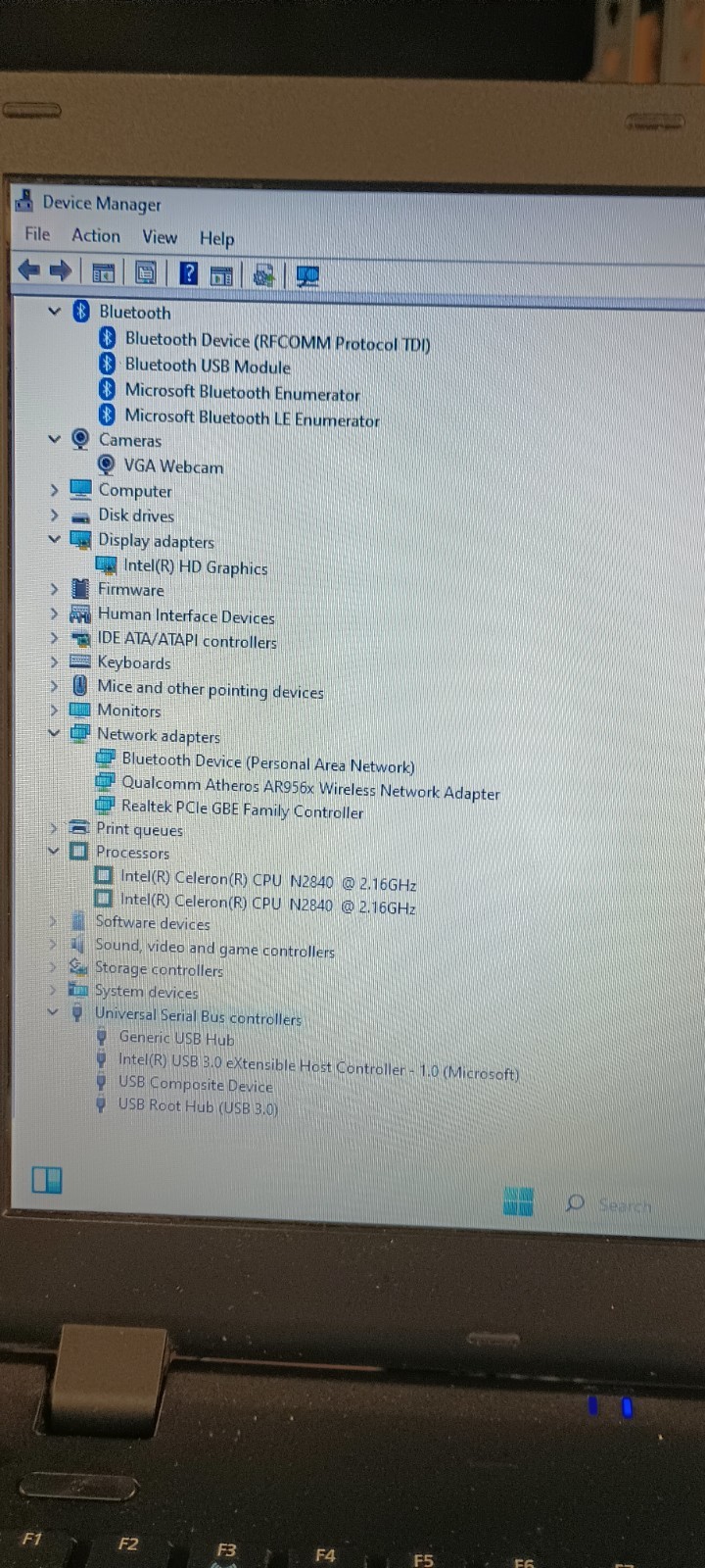 58398 Aspire ES1-512 w/AC. Celeron N2840.4GB.500GB HDD.15.6″.W11.Nice!