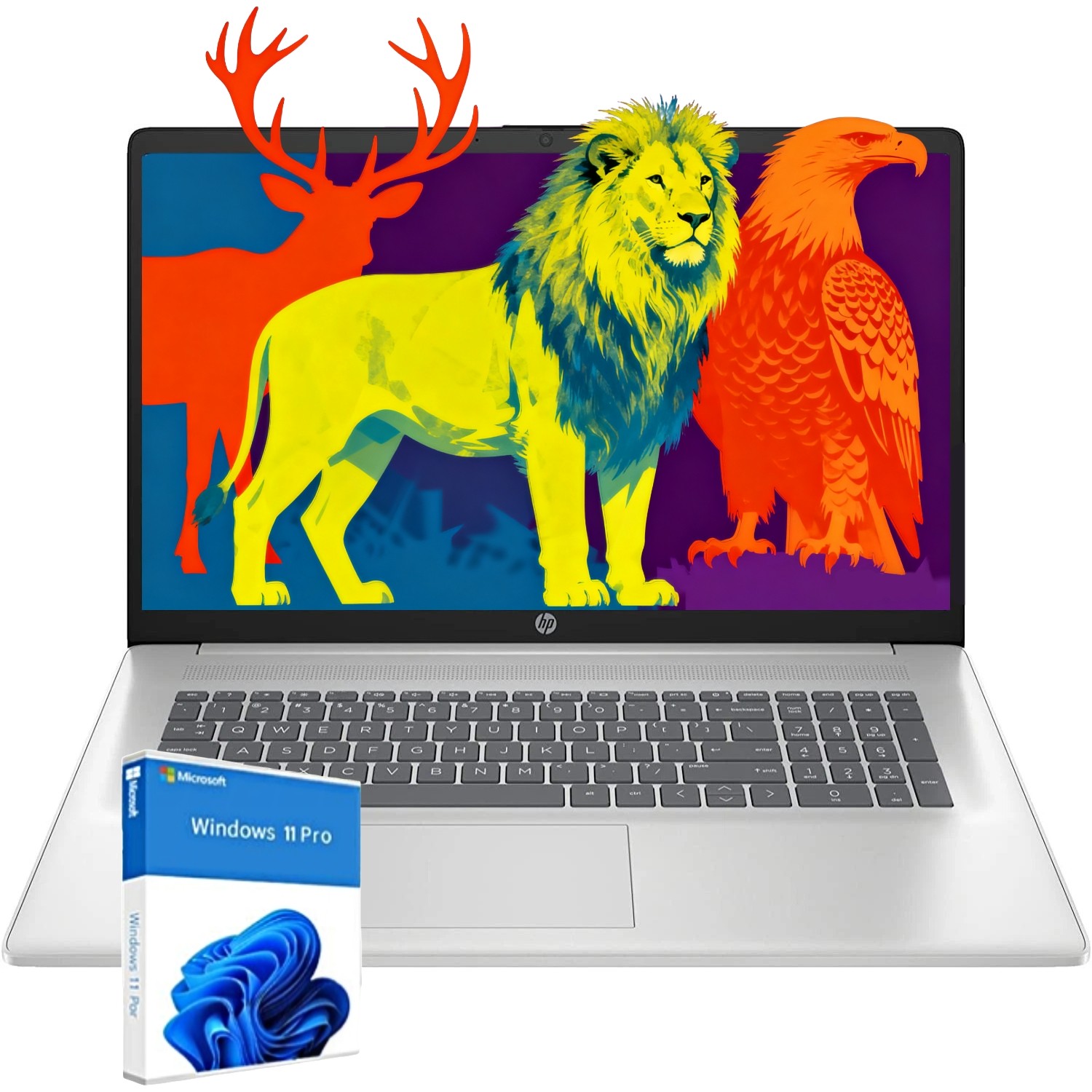 HP 17.3″Touch Laptop computer Win11Pro 5.2GHz 12-core-Ultra-7 UpTo 64GB RAM 4TB