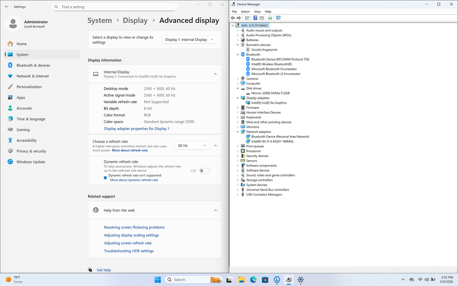 Dell Inspiron 7706 2-in-1 17″ Touch I7-1165G7 512GB 16GB W11 Webcam FP Reader