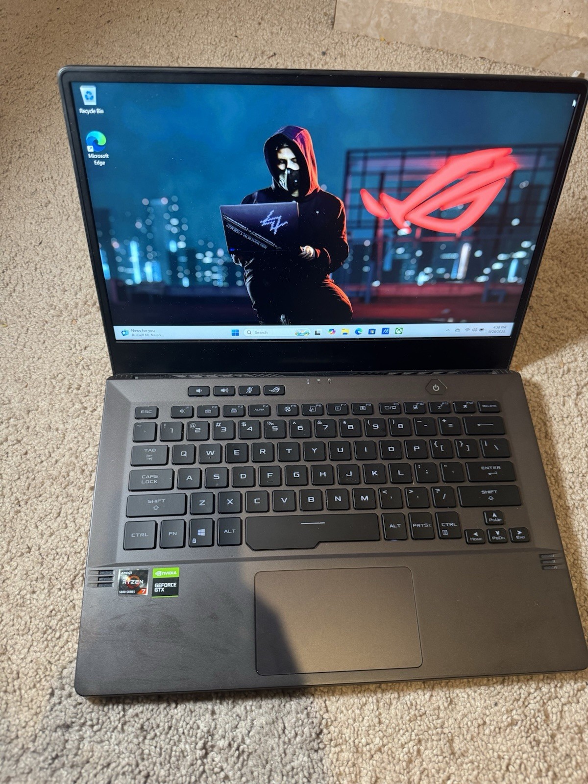 ASUS ROG Zephyrus G14 14″ AMD Ryzen 7 4000 NVIDIA GTX 1650 16GB Ram 512GB SSD