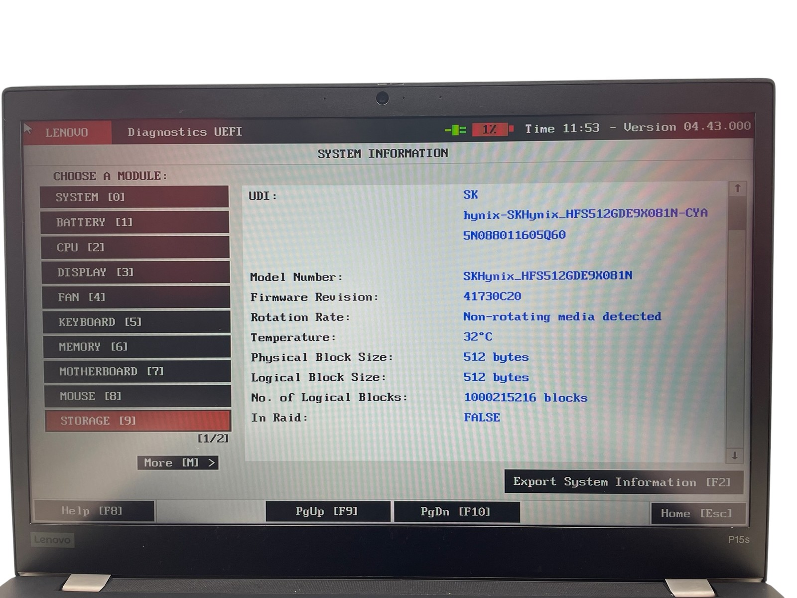 Lenovo ThinkPad P15s Gen 2i 15″ – i7 3.00GHz – 32GB RAM – 512GB SSD – Grade D