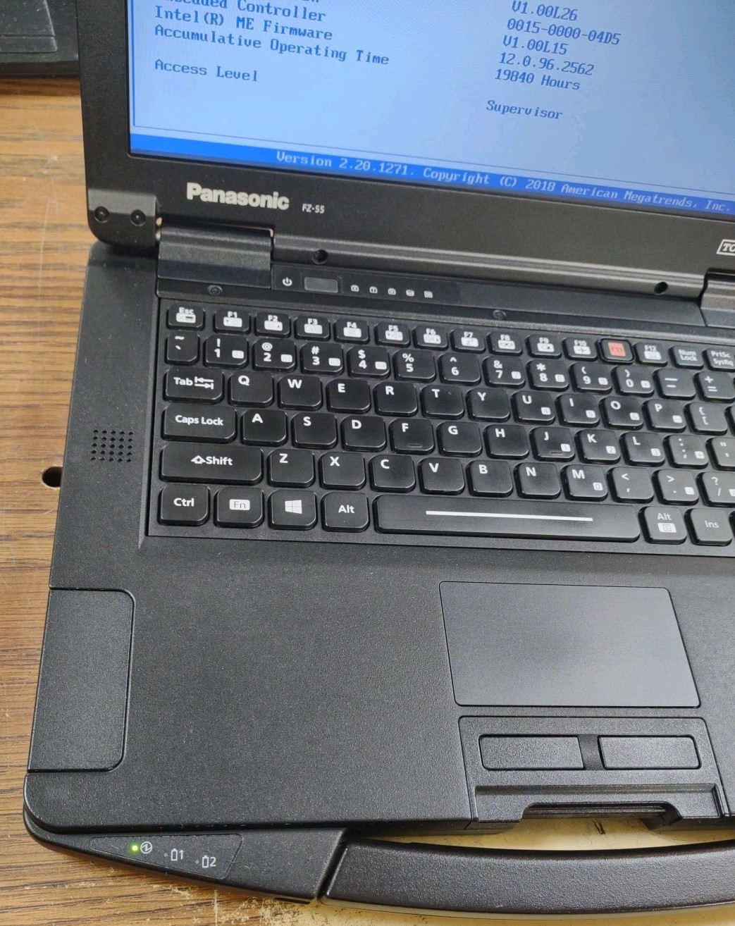 Panasonic ToughBook FZ-55 W/ i5-8365U, 256GB SSD, 16GB RAM. NON TOUCH