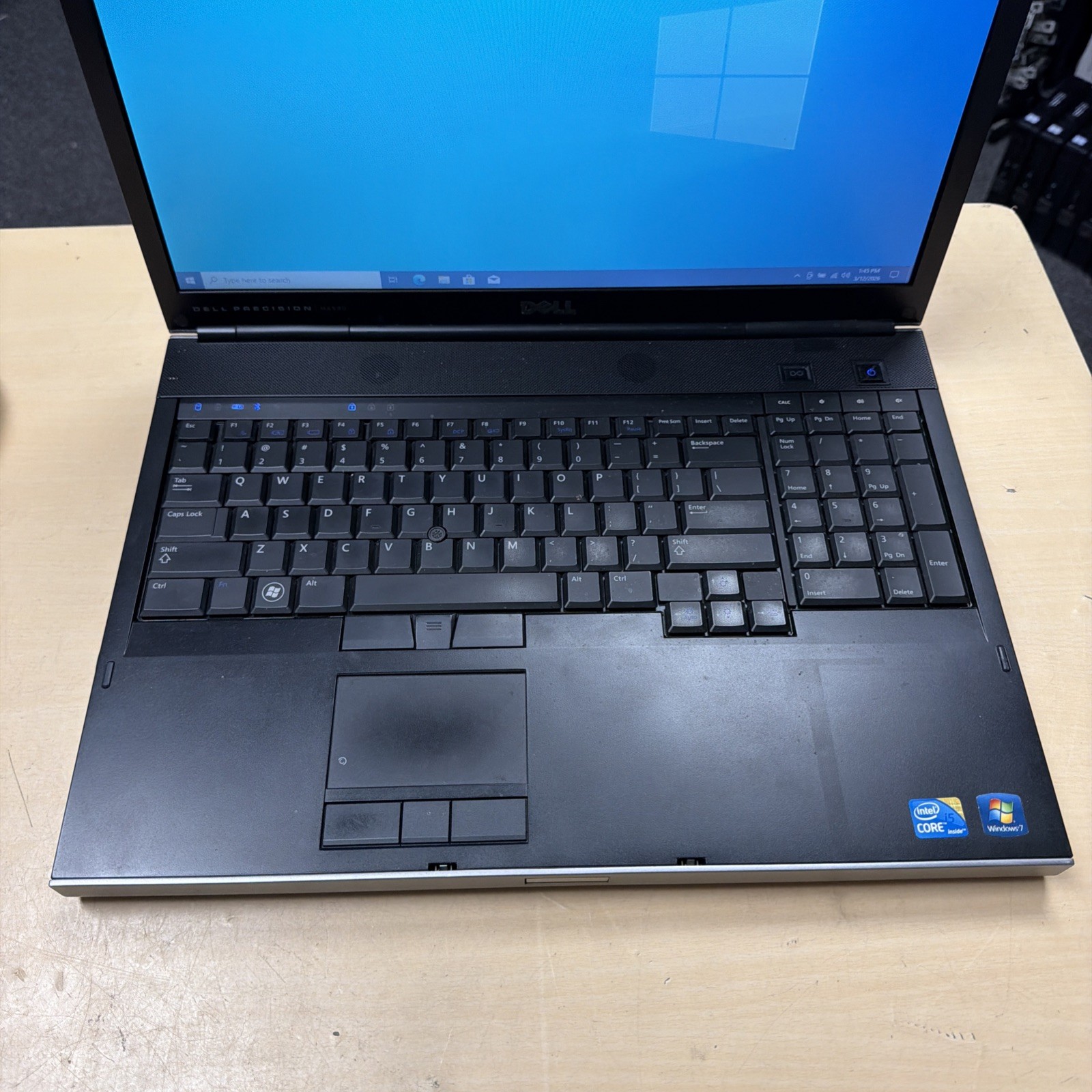 *PARTS DELL PRECISION M6500 INTEL CORE i5 CPU-M520 2.40GHz 4GB RAM 160GB HD