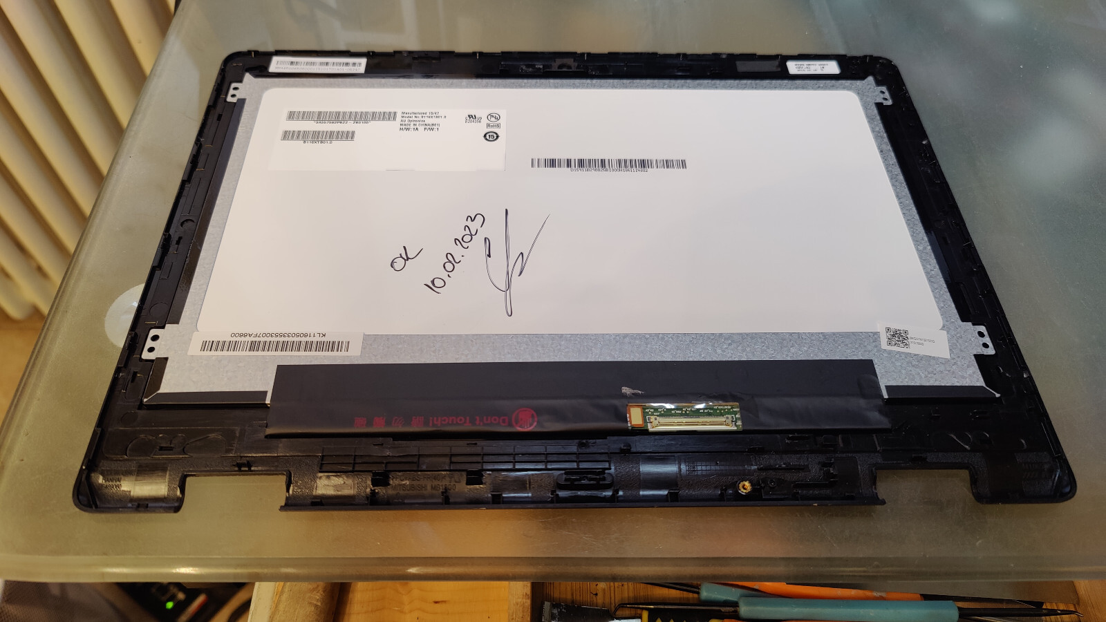 ACER R3 R3-131T DISPLAY 11,6″ FRAME TOUCHSCREEN DIGITIZER ASSEMBLY 6M.G0YN1.001