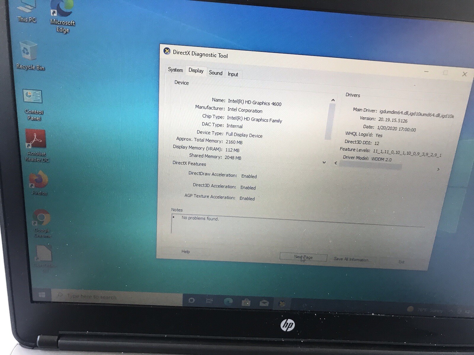 HP ProBook 650 G1 15.6″ (128GB SSD, Intel Core i5-4300M, 2.6GHz, 8GB RAM) Notebo