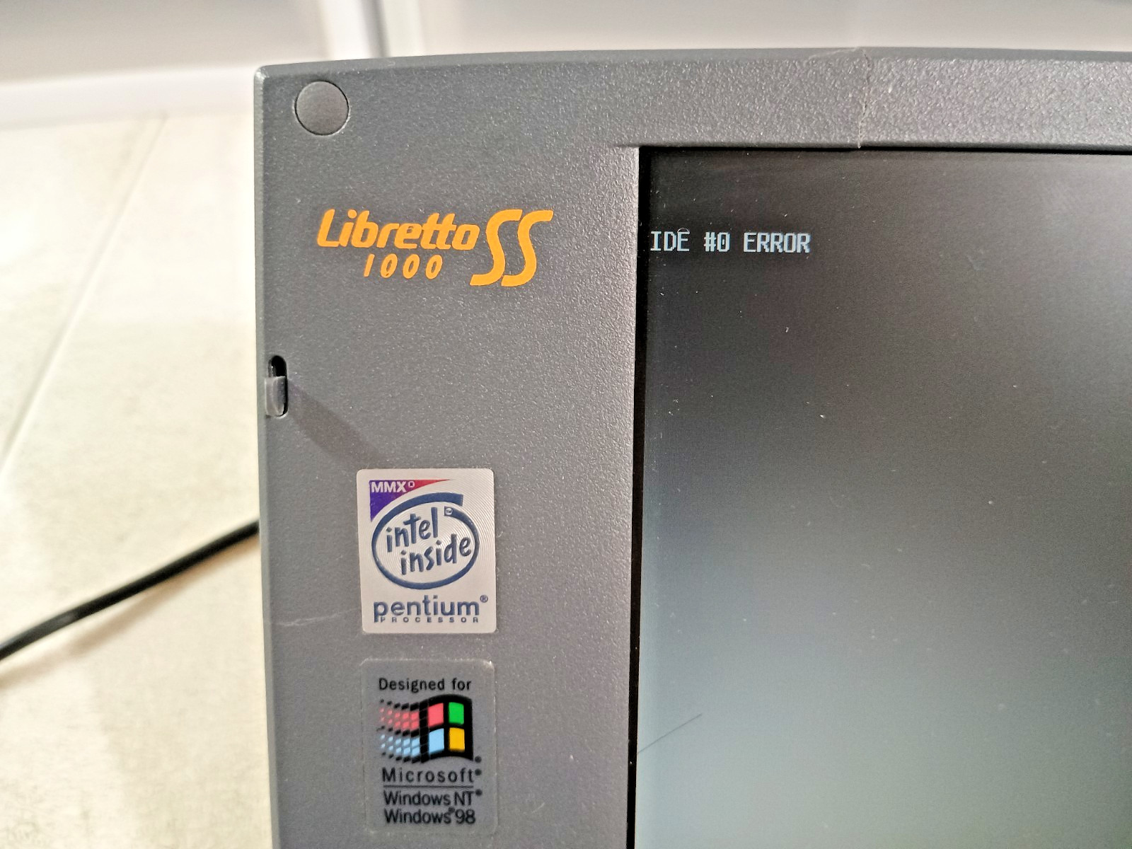 Toshiba Libretto SS1000 Intel 166MHz MMX 32 MB RAM *PARTS/REPAIR* AS IS USA SHIP