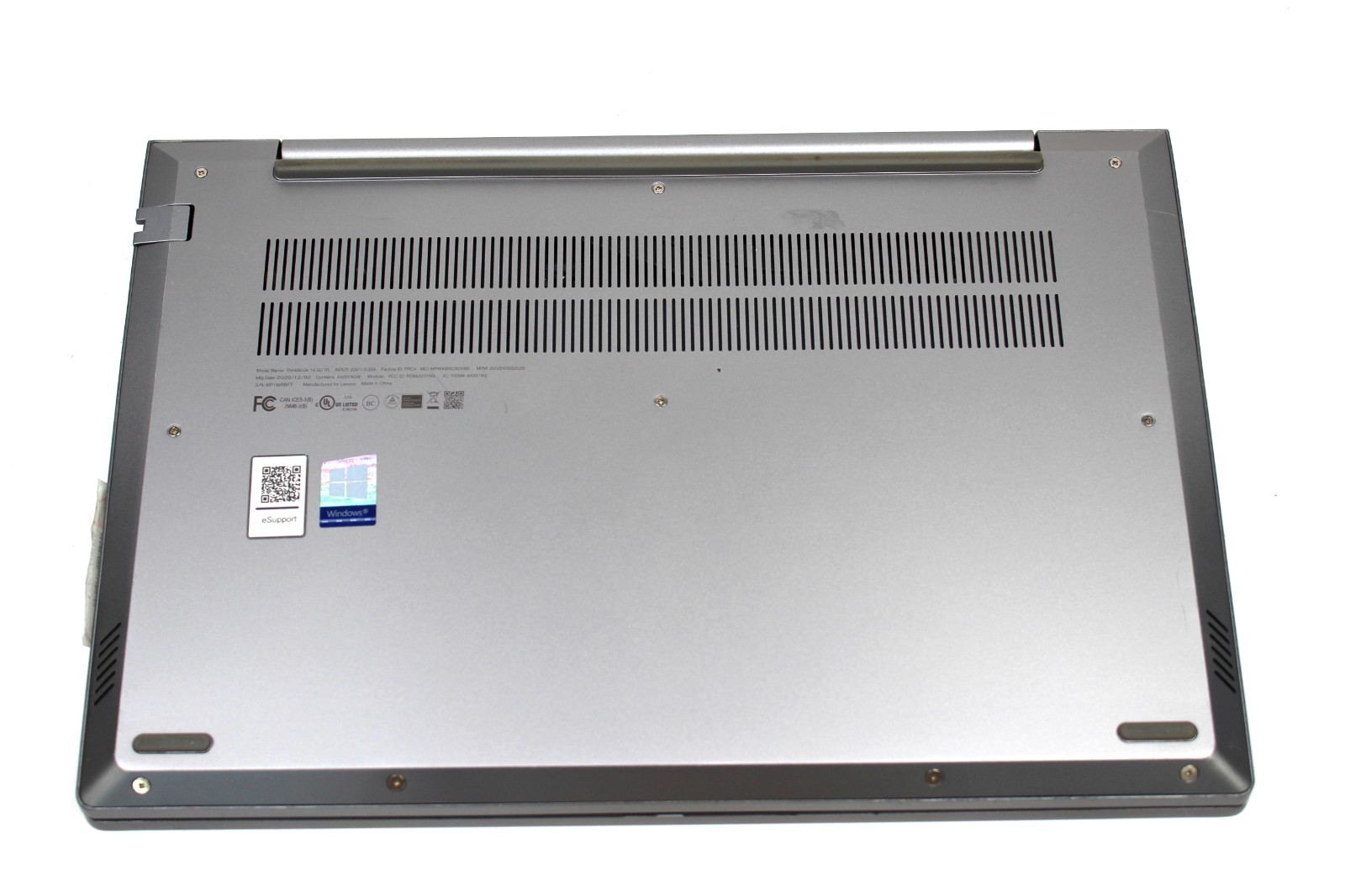 Lenovo ThinkPad 14 G2 ITL, i7-1165G7@2.8GHz, No Drive/OS/Charger, 8GB RAM