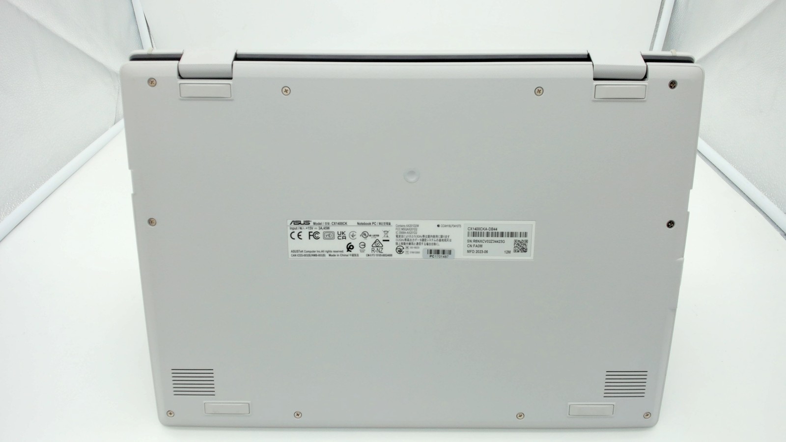 Asus Chromebook CX1 14″ Intel Celeron N4500 4GB 64GB CX1400CKA-DB44 PC1701487