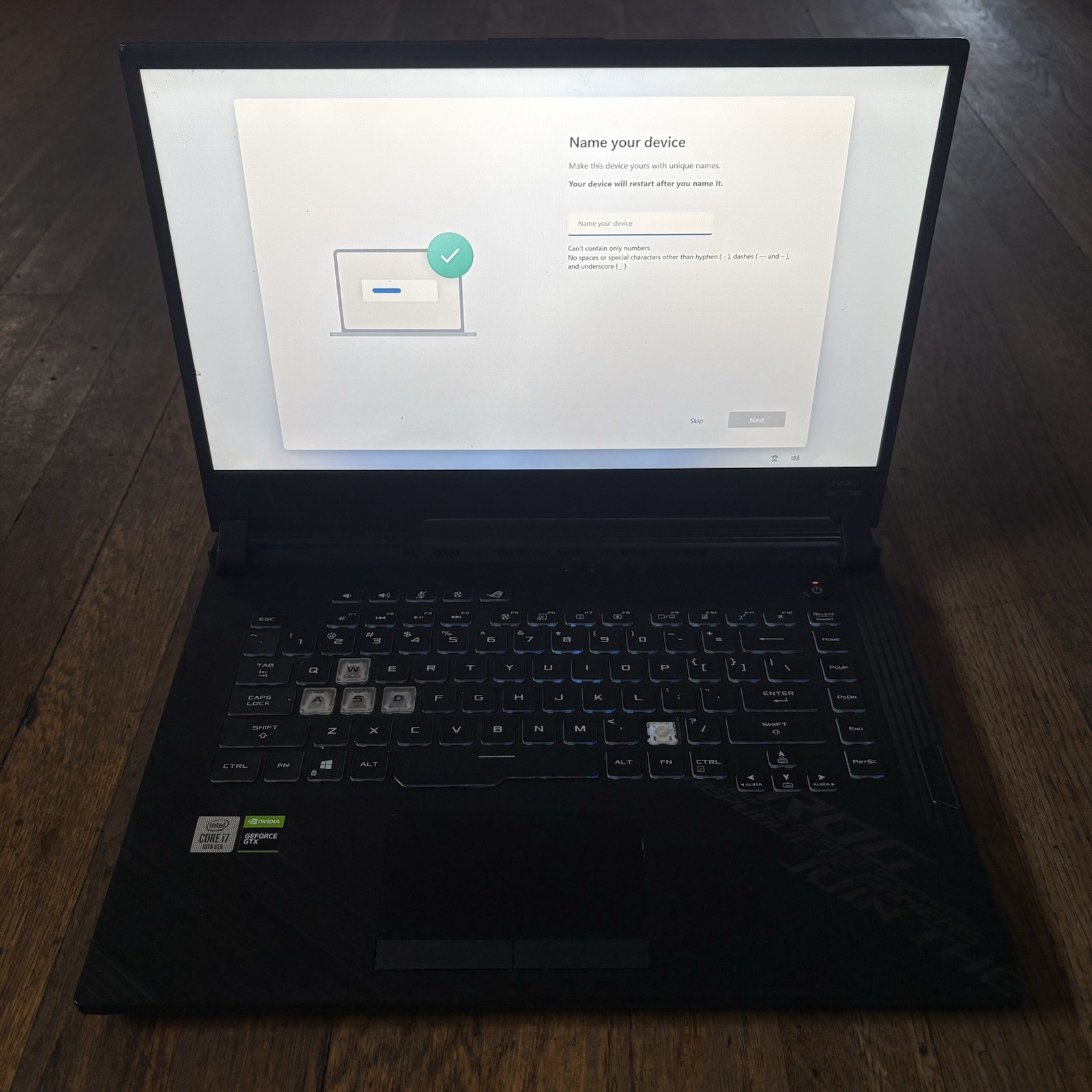 ASUS ROG Strix G512LI Gaming Laptop | i7 | GTX 1650 Ti | 16GB RAM | 512GB SSD