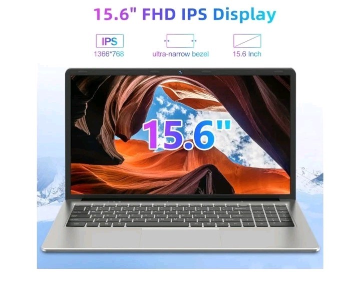 SGIN Laptop M15,15.6 Inch, 4GB, 128GB SSD LaptopsComputer Celeron Dual-Core