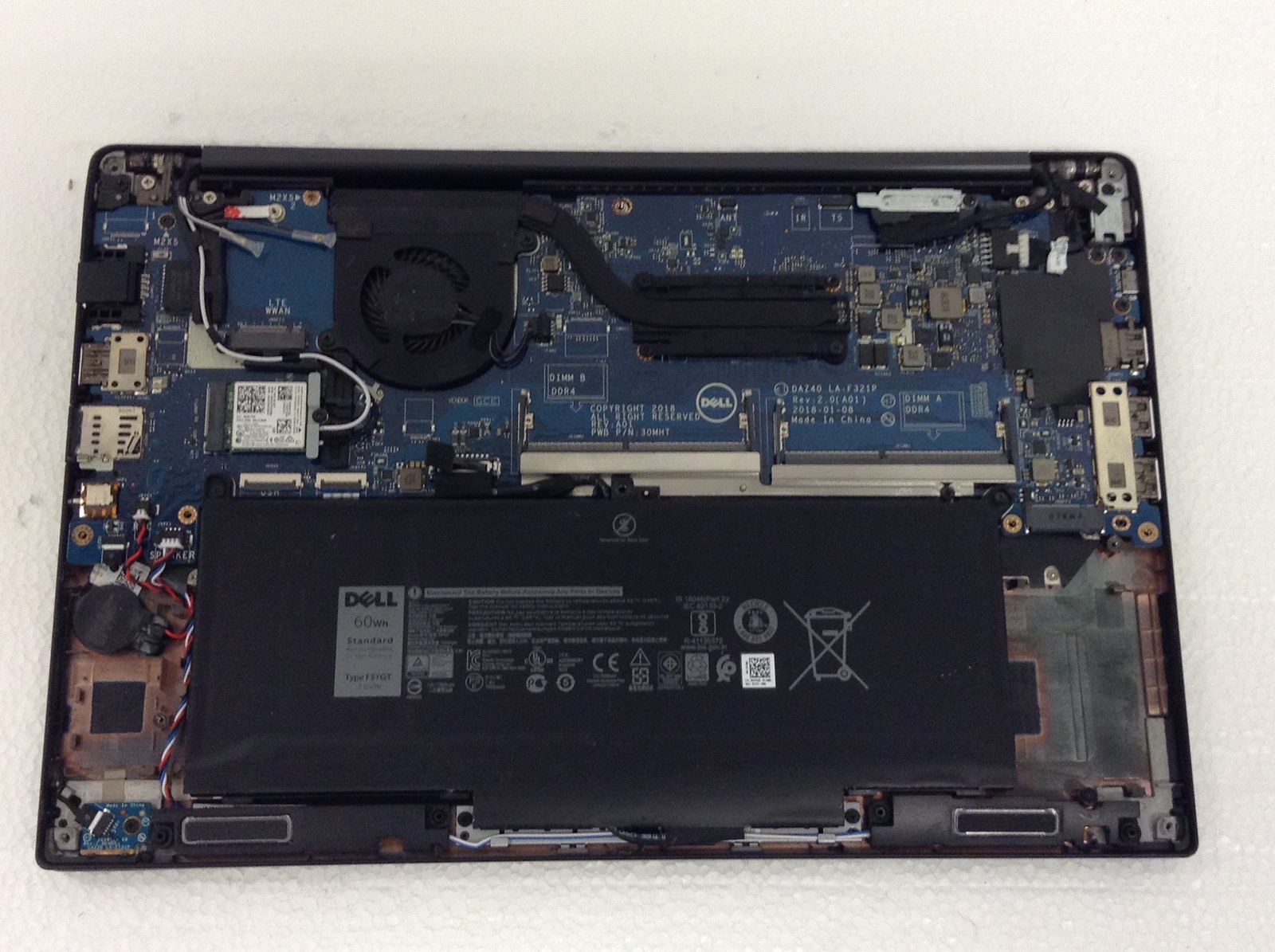 Dell Latitude 7490 Laptop i7-8650U 1.90GHz 14″ FHD Webcam WiFi No RAM No AS / IS