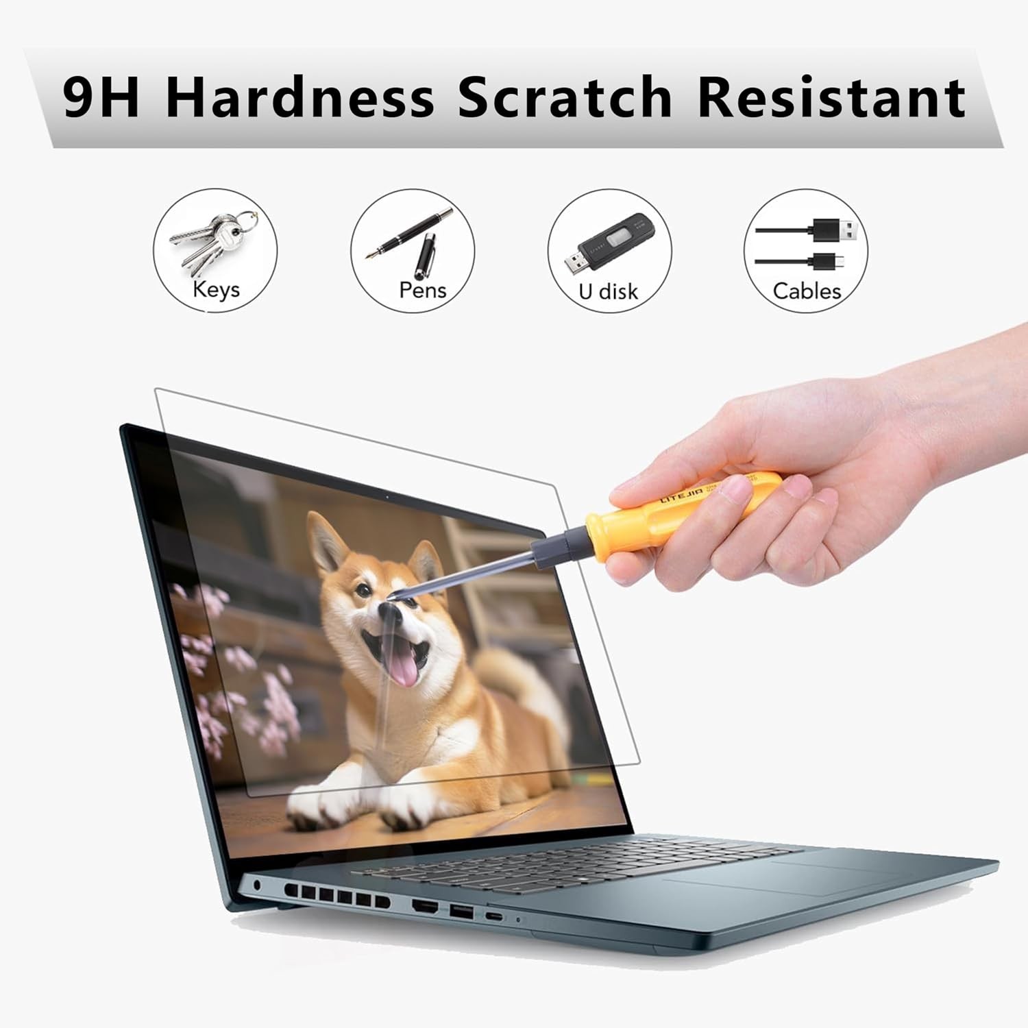 14″ Laptop Screen Protector Tempered Glass Universal Fit for HP/Dell/Acer/ASUS/S